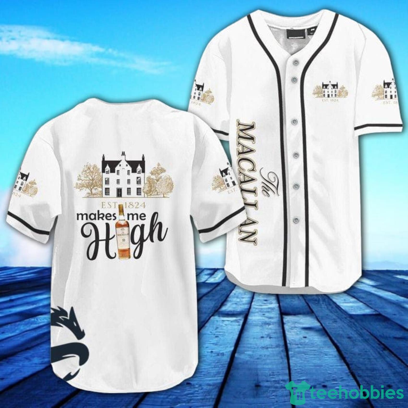 The Macallan Make Me High AOP Full Print Baseball Jersey Shirt For Men And Women Product Photo 1 The Macallan Make Me High AOP Full Print Baseball Jersey Shirt For Men And Women Product Photo 1