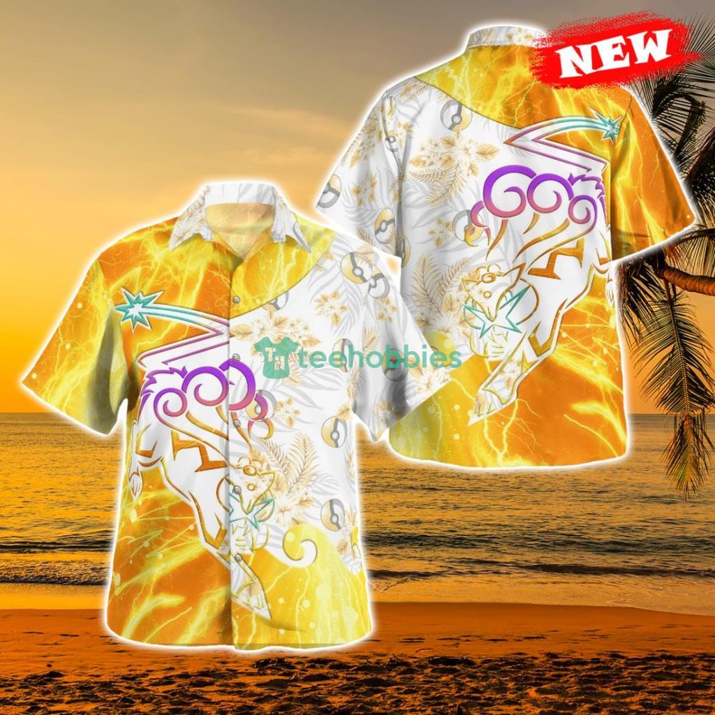 Triabal Raikou Design Hawaiian Shirt - Triabal Raikou Design Hawaiian Shirt