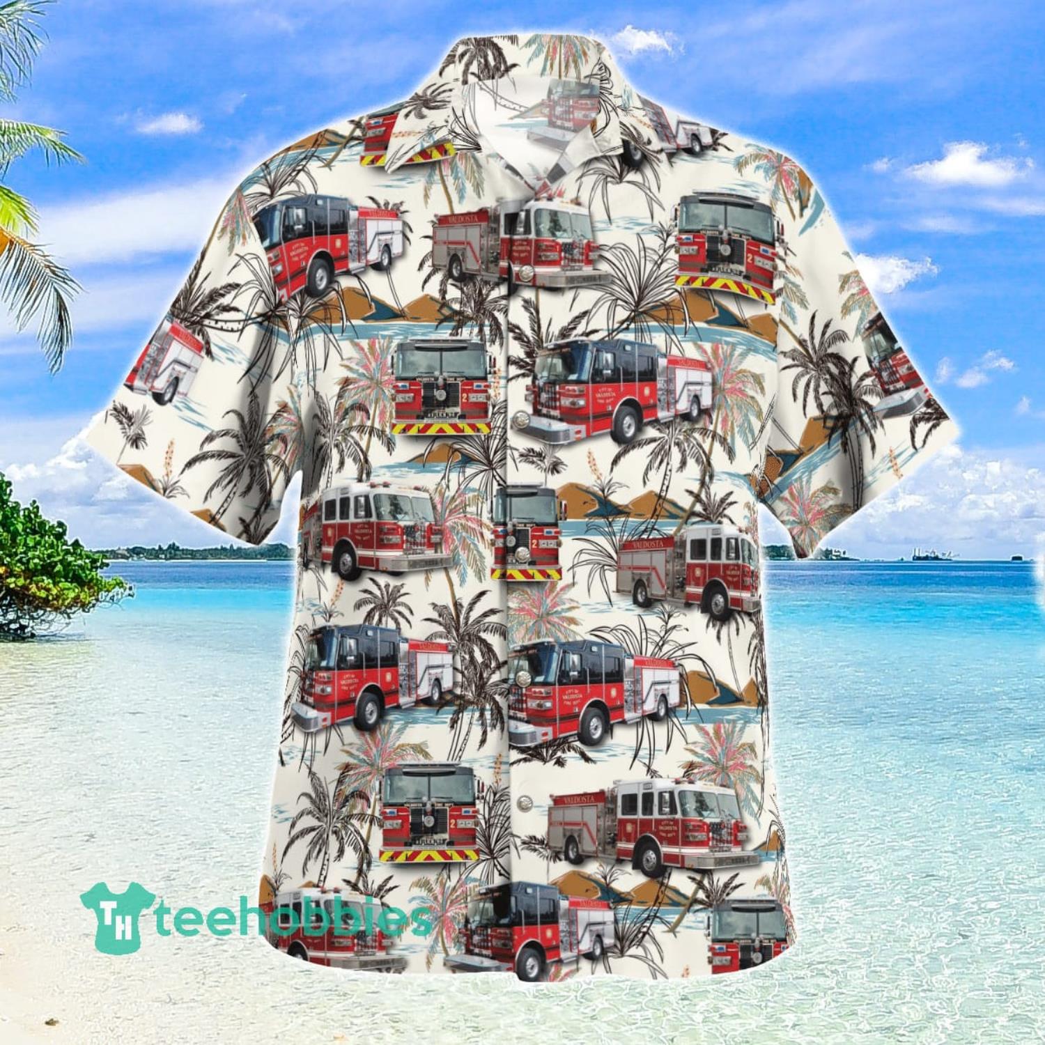 Valdosta Fire Department Short Sleeve Aloha Summer Gift Hawaiian Shirt Product Photo 3 Valdosta Fire Department Short Sleeve Aloha Summer Gift Hawaiian Shirt Product Photo 3