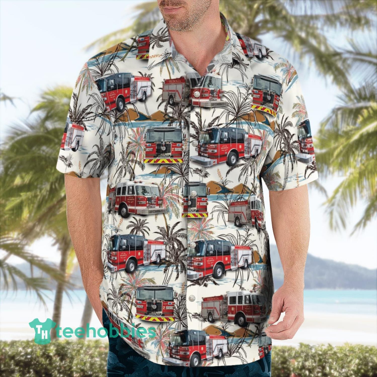 Valdosta Fire Department Short Sleeve Aloha Summer Gift Hawaiian Shirt Product Photo 4 Valdosta Fire Department Short Sleeve Aloha Summer Gift Hawaiian Shirt Product Photo 4