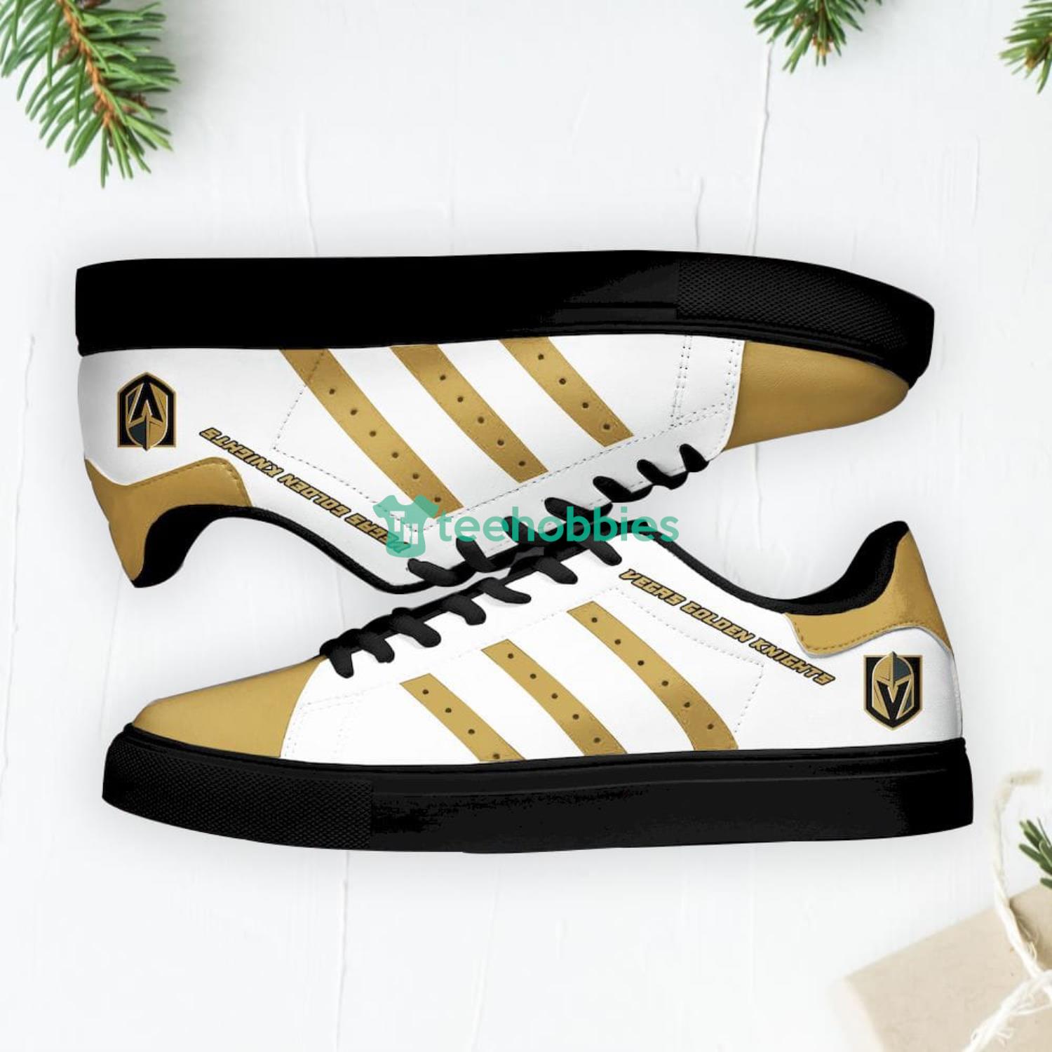 Vegas Golden Knights Stan Smith Low Top Skate Shoes Sneakers For Fans Product Photo 1