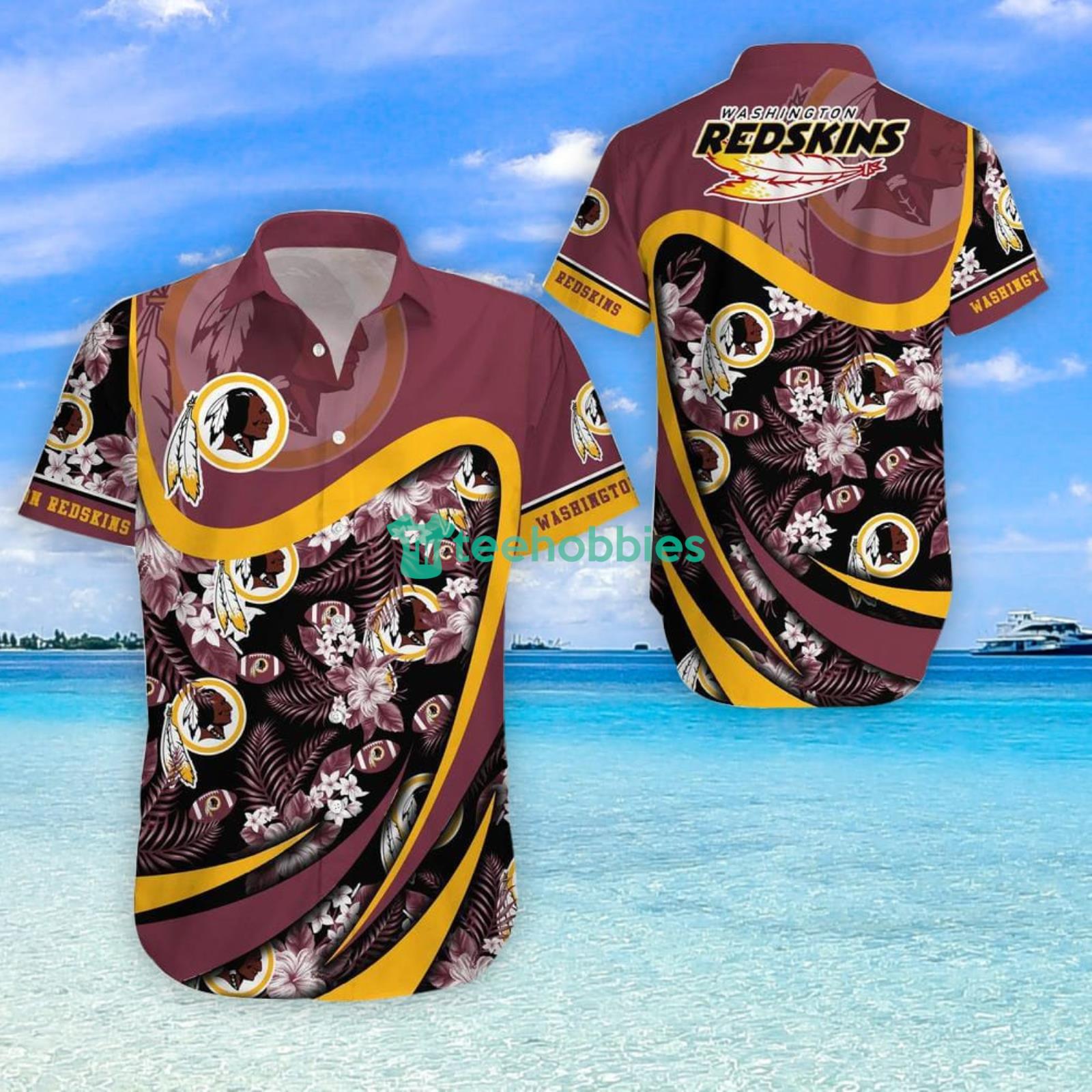 Washington Redskins NFLTropical Flower Aloha Summer Gift Hawaiian Shirt