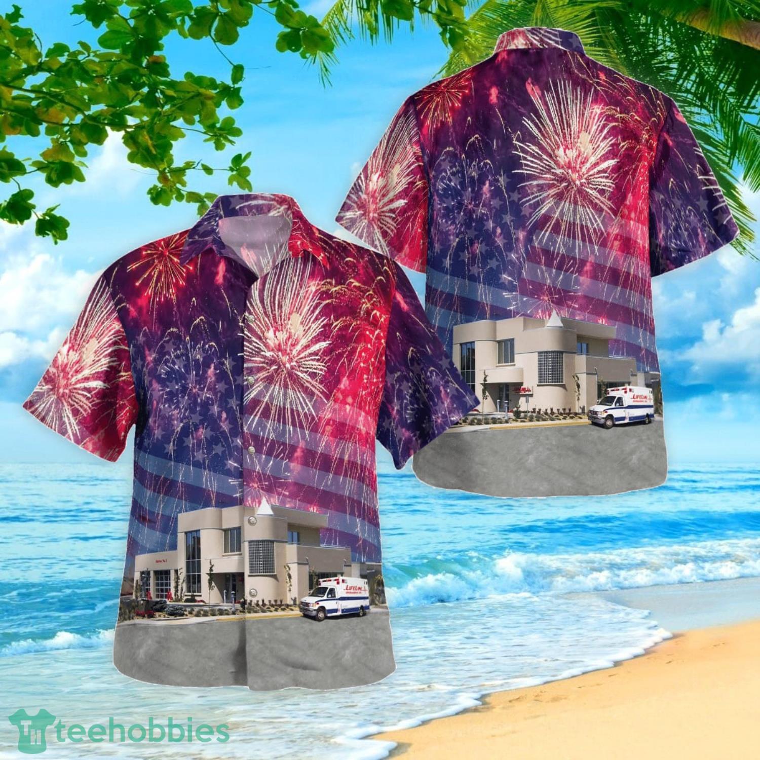 Wenatchee Washington LifeLine Ambulance 4th Of July Aloha Hawaiian Shirt Gift For Summer Vacation Product Photo 1 Wenatchee Washington LifeLine Ambulance 4th Of July Aloha Hawaiian Shirt Gift For Summer Vacation Product Photo 1