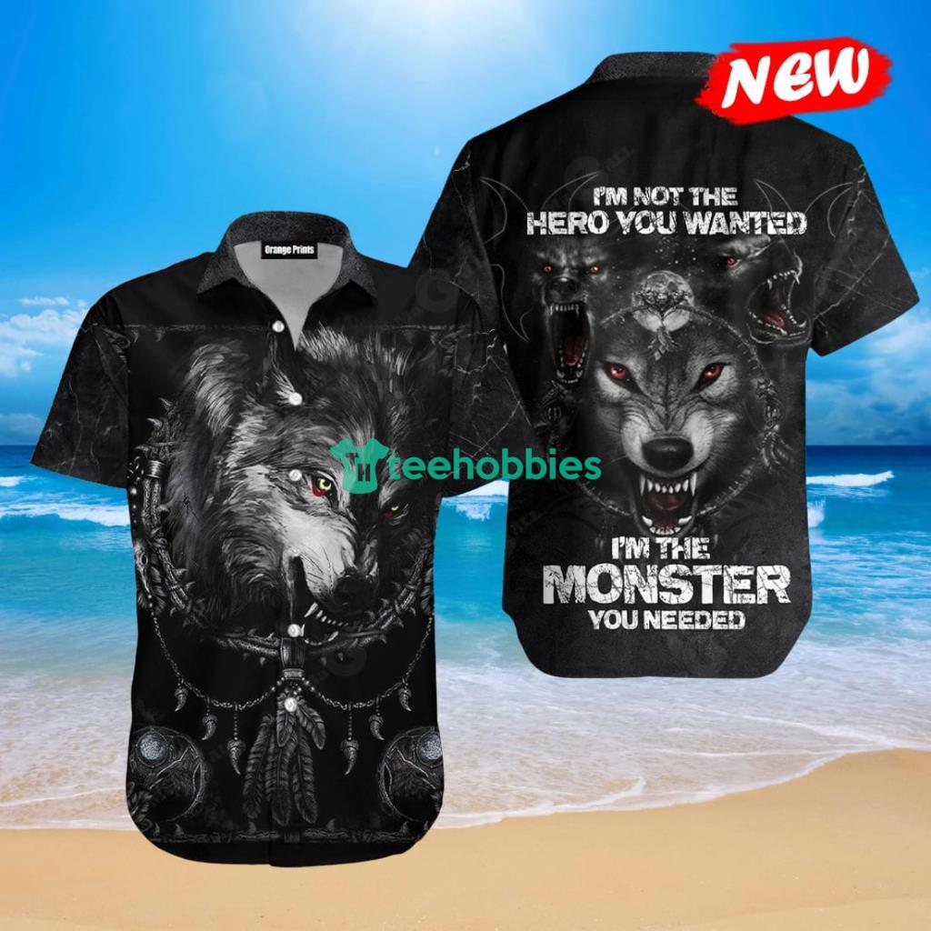 Wolf I Am Not Hero For Summer Hawaiian Shirt - Wolf I Am Not Hero For Summer Hawaiian Shirt