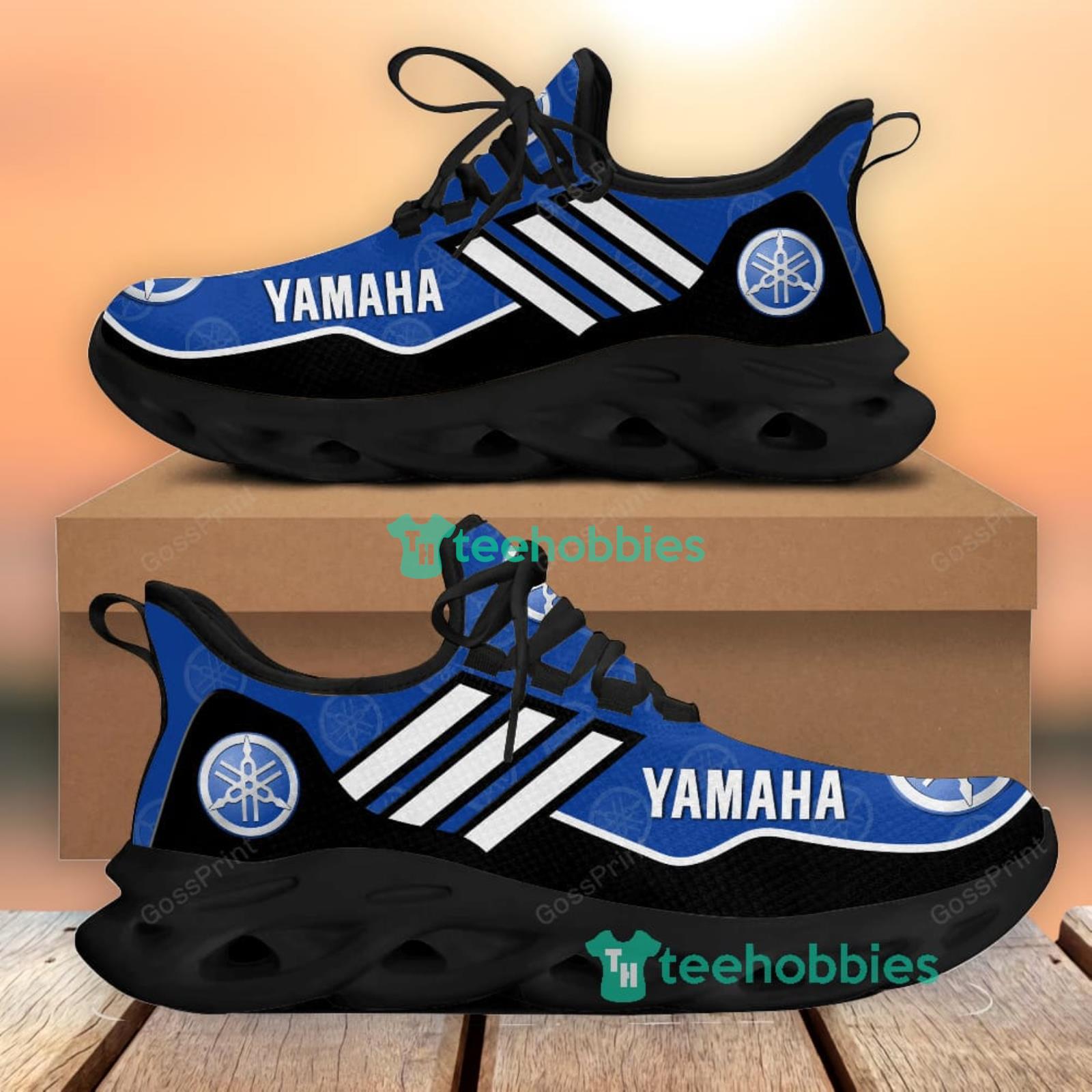 Yamaha Running Sneakers Men And Women Max Soul Shoes White Striped Blue Shoes Product Photo 1 Yamaha Running Sneakers Men And Women Max Soul Shoes White Striped Blue Shoes Product Photo 1
