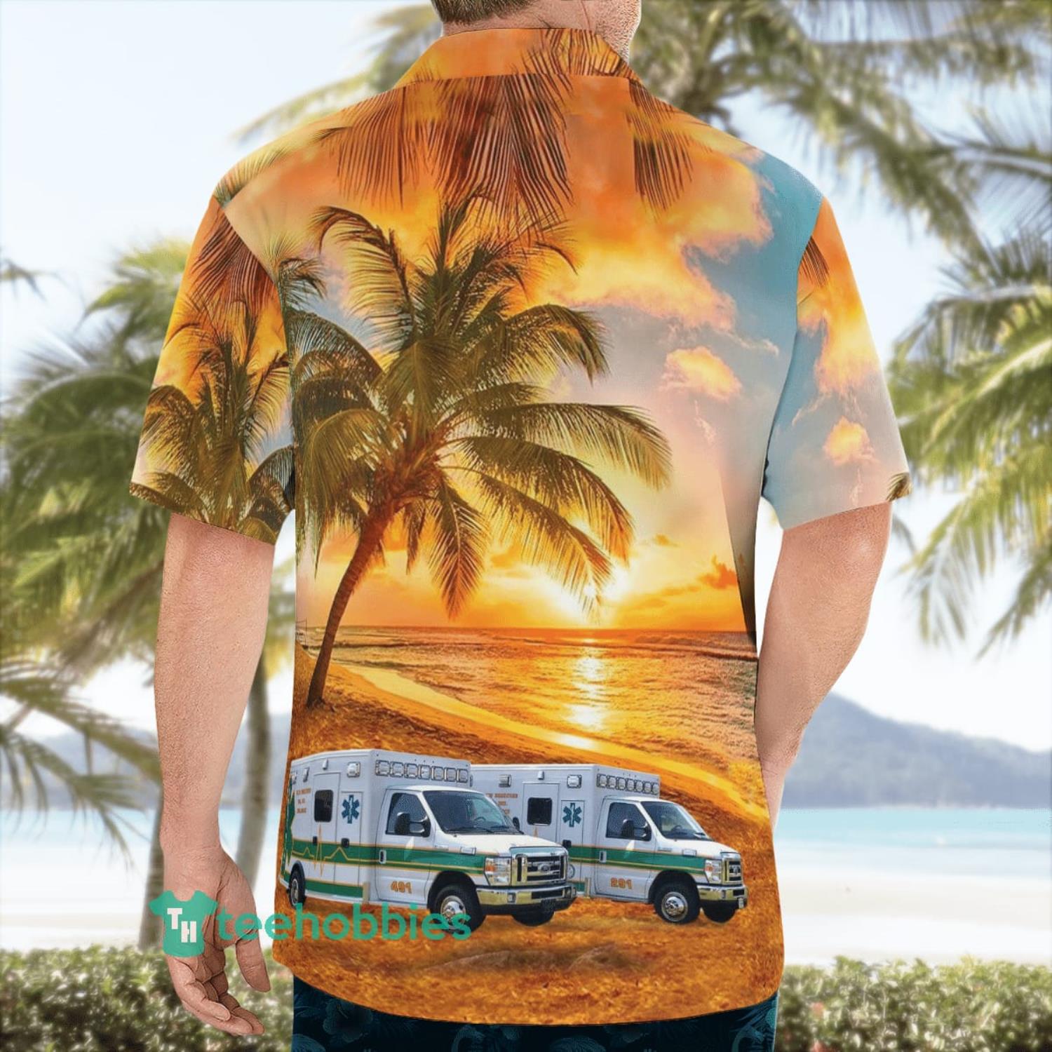Yellow Breeches EMS Hawaiian Shirt Men And Women Summer Gift image Yellow Breeches EMS Hawaiian Shirt Men And Women Summer Gift Product Photo 2