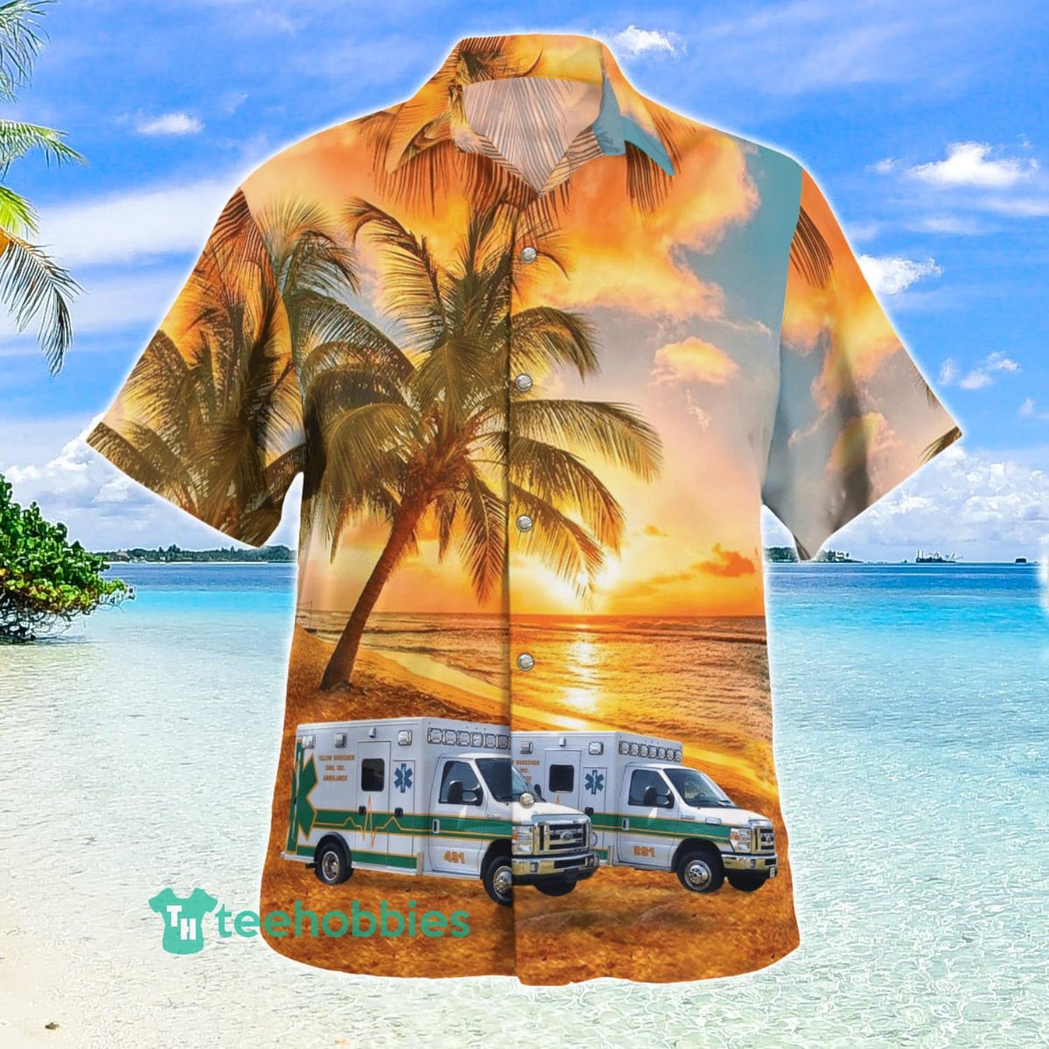 Yellow Breeches EMS Hawaiian Shirt Men And Women Summer Gift Product Photo 3 Yellow Breeches EMS Hawaiian Shirt Men And Women Summer Gift Product Photo 3