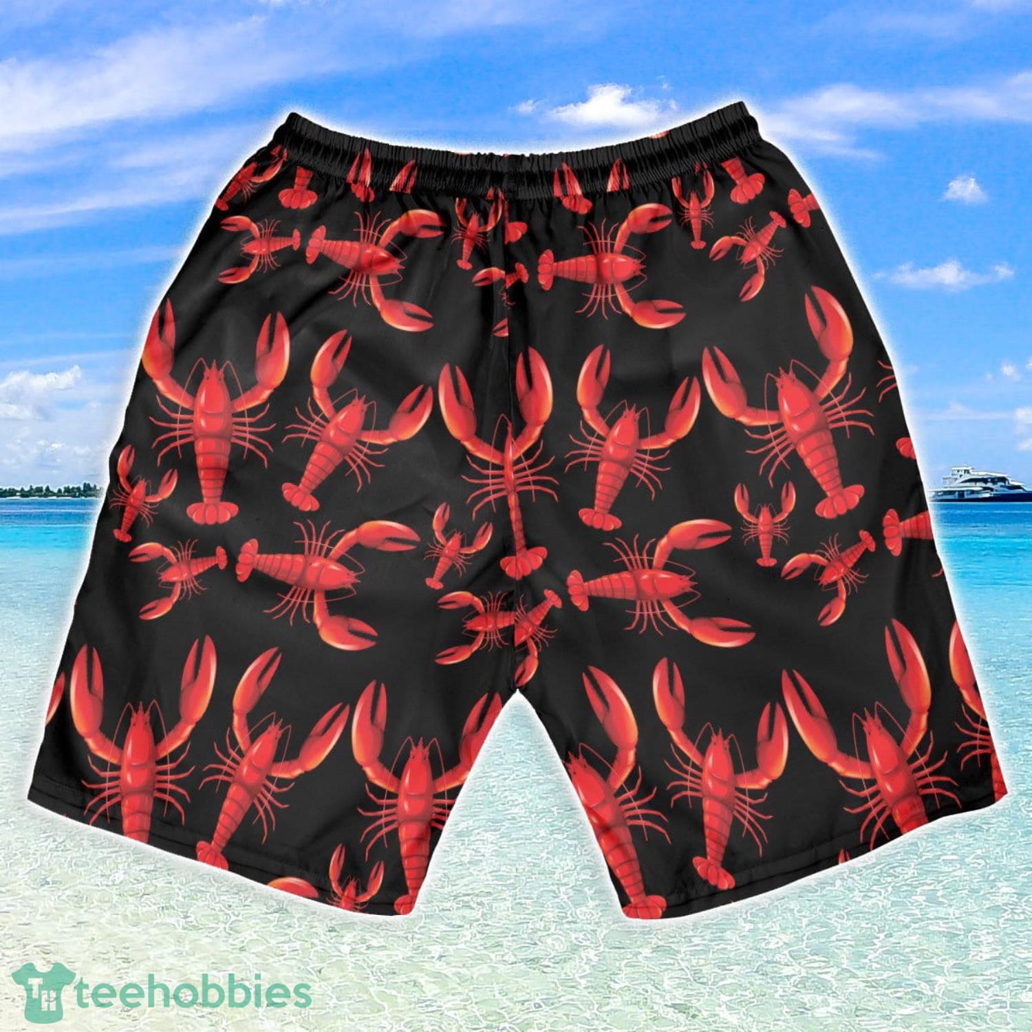 Amazing Lobsters Beach Shorts Summer Gift For Men image Amazing Lobsters Beach Shorts Summer Gift For Men Product Photo 2