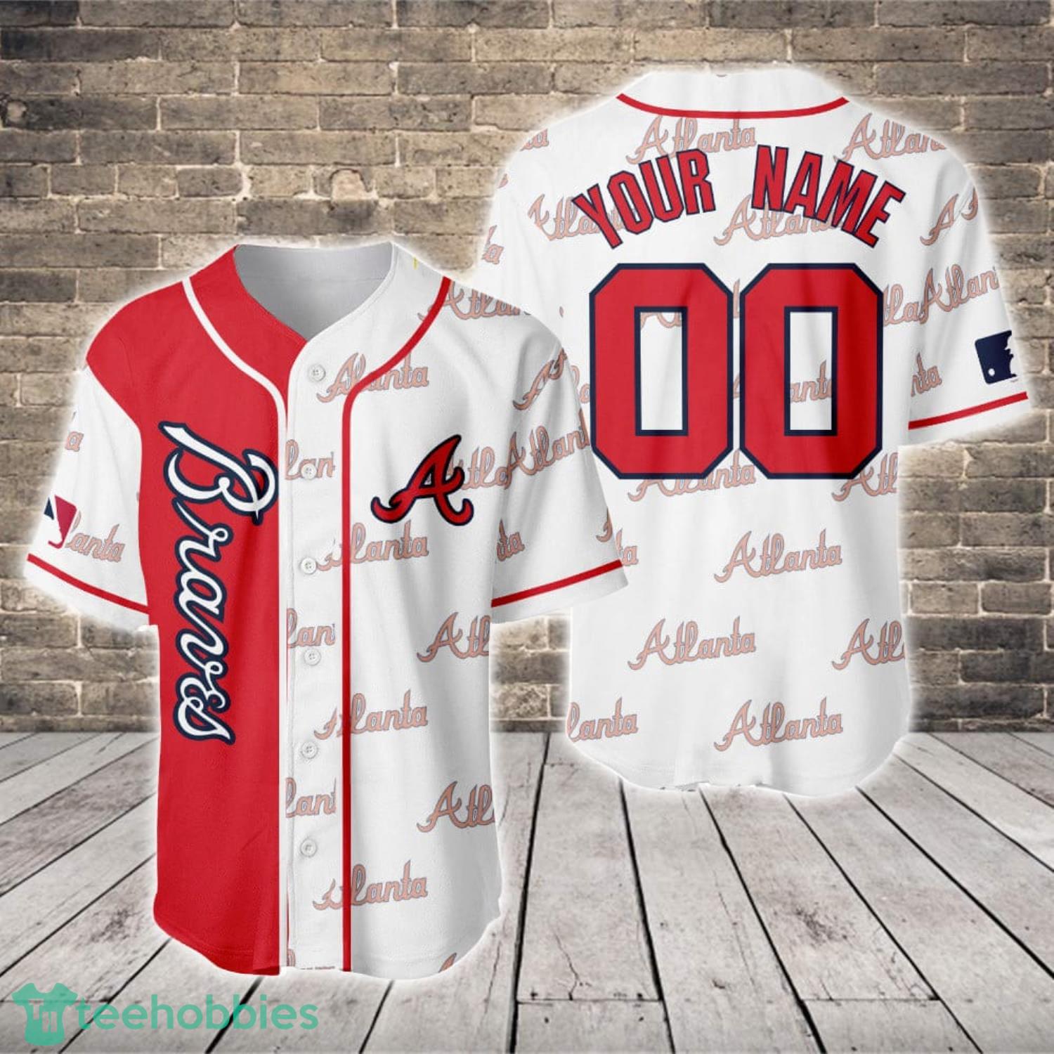 Atlanta Braves Major League Baseball 2023 AOP Short Sleeve 3D
