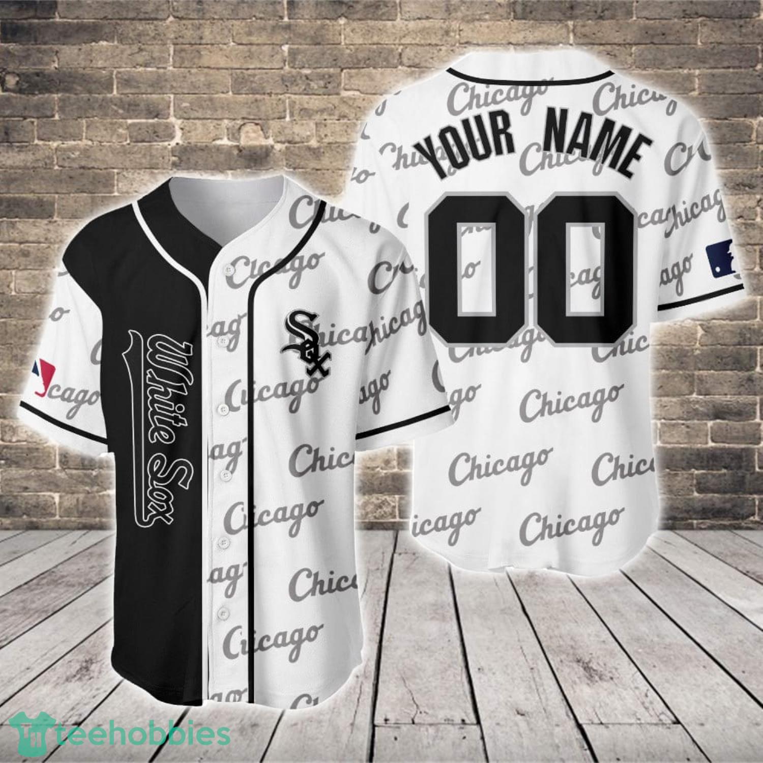 Custom white sox clearance shirt