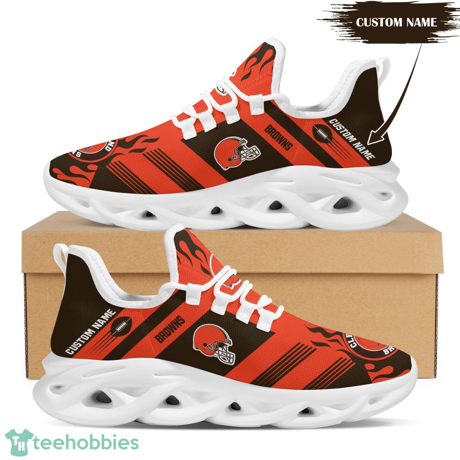 Custom cleveland 2025 browns shoes