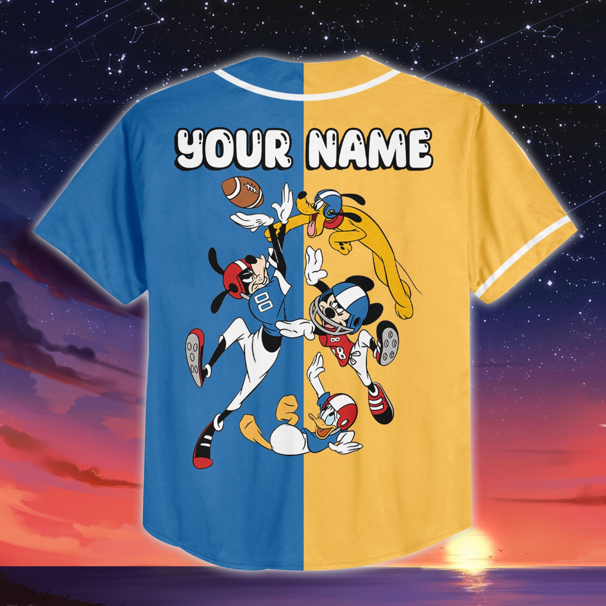 Custom Name And Number For Disney Fans Disney Rugby
