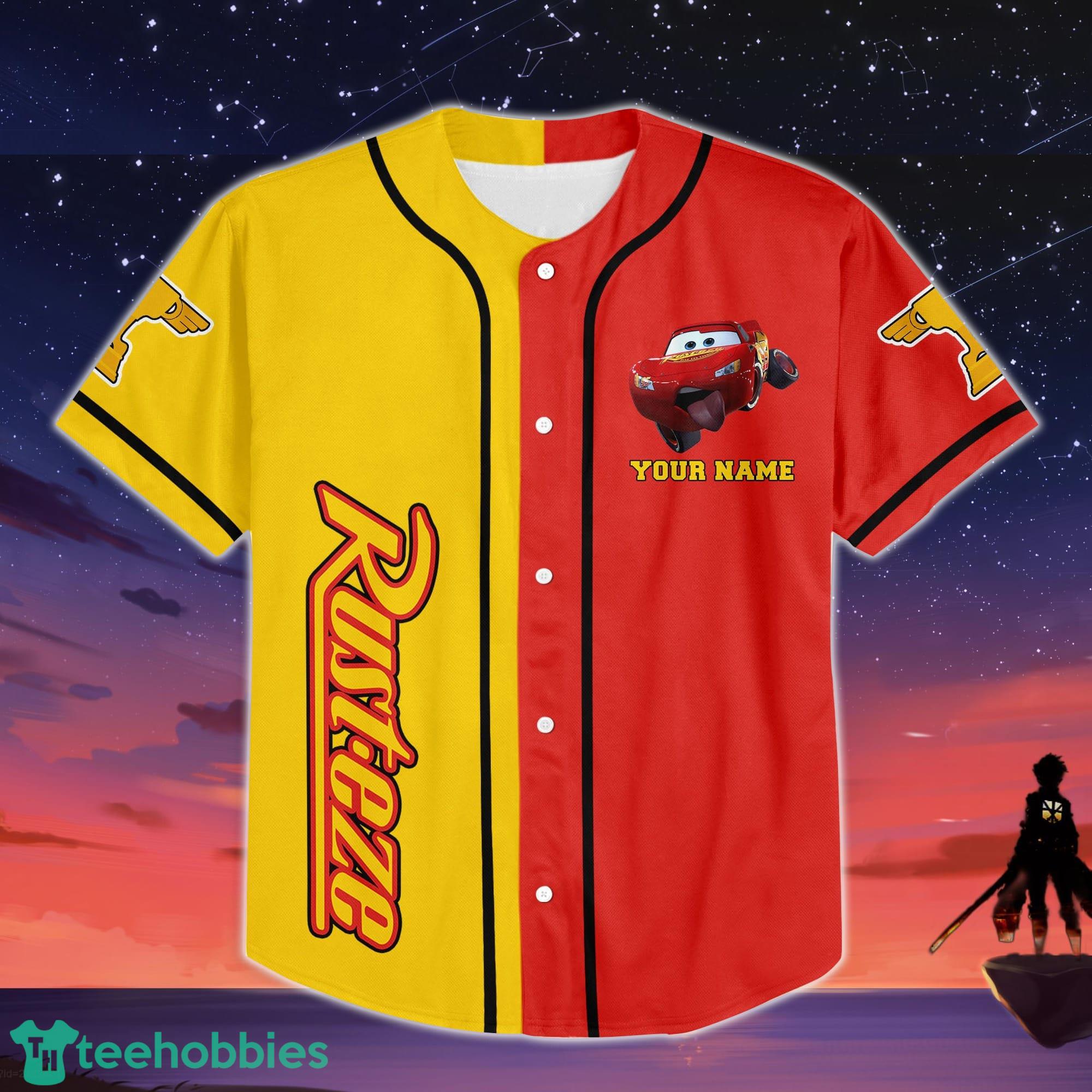 Custom Number And Name Lightning Mcqueen 95 Yellow Red Black