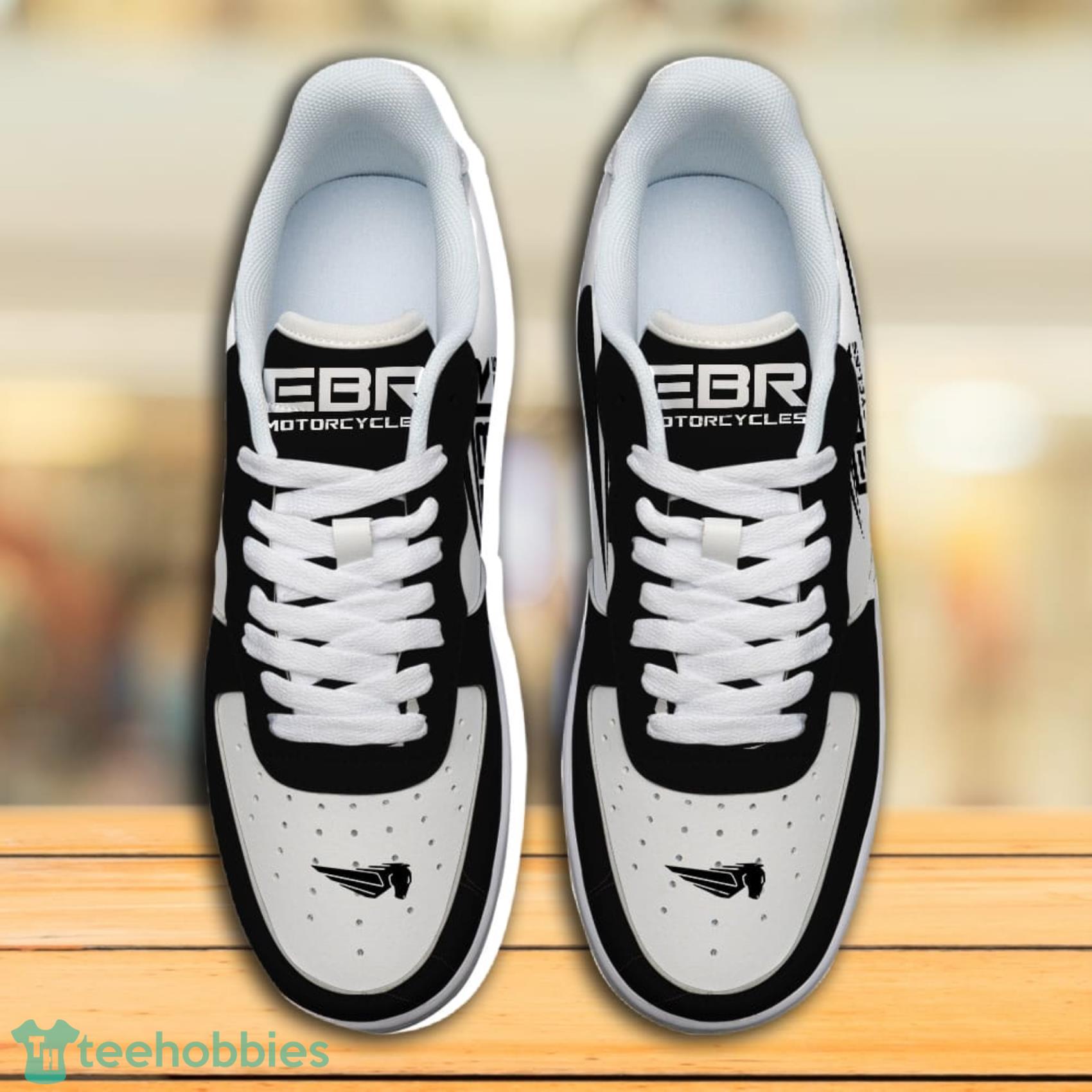 Black and White Custom Air Force 1 Sneakers 3 Y