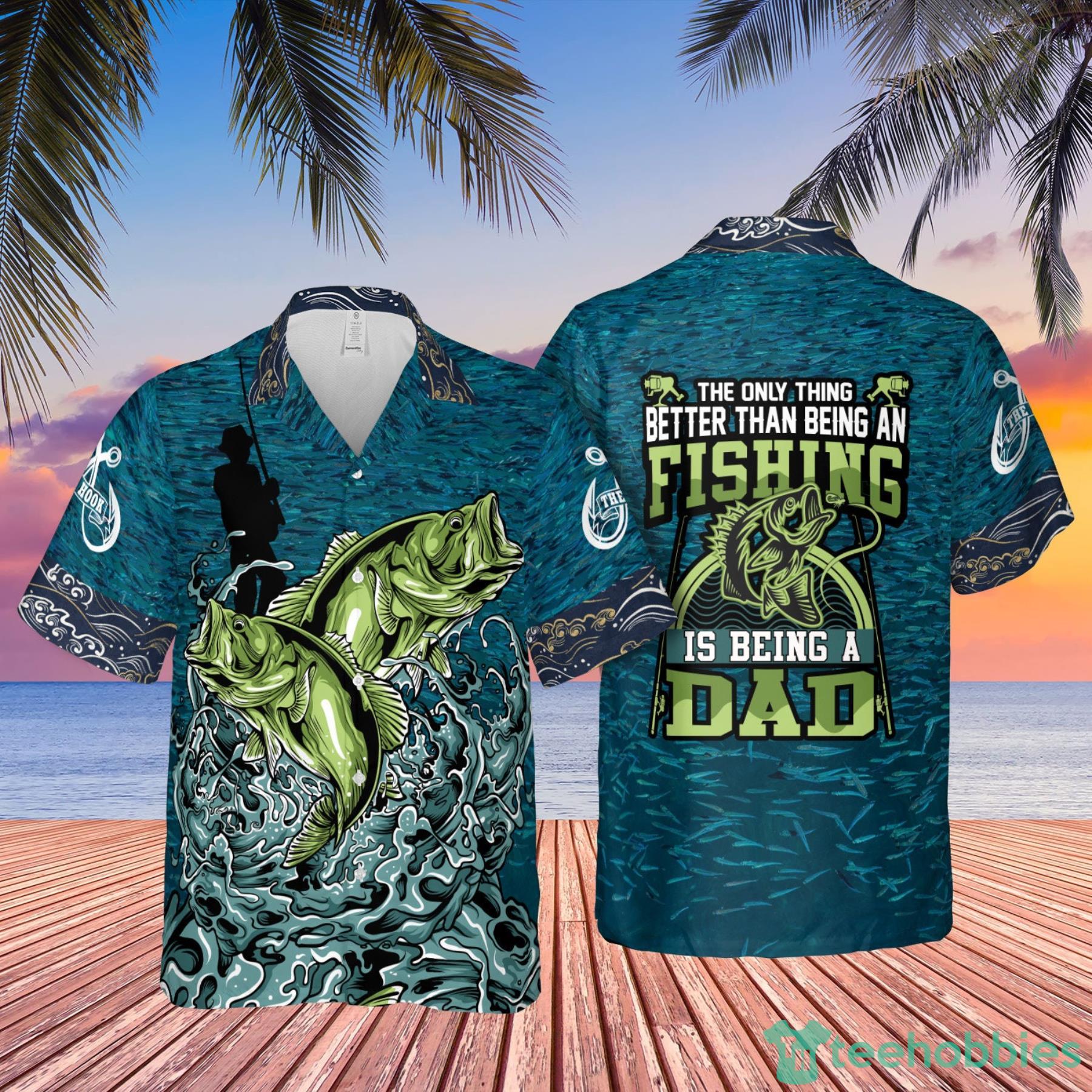 Fishing Dad Aloha Hawaiian Shirt For Men And Women