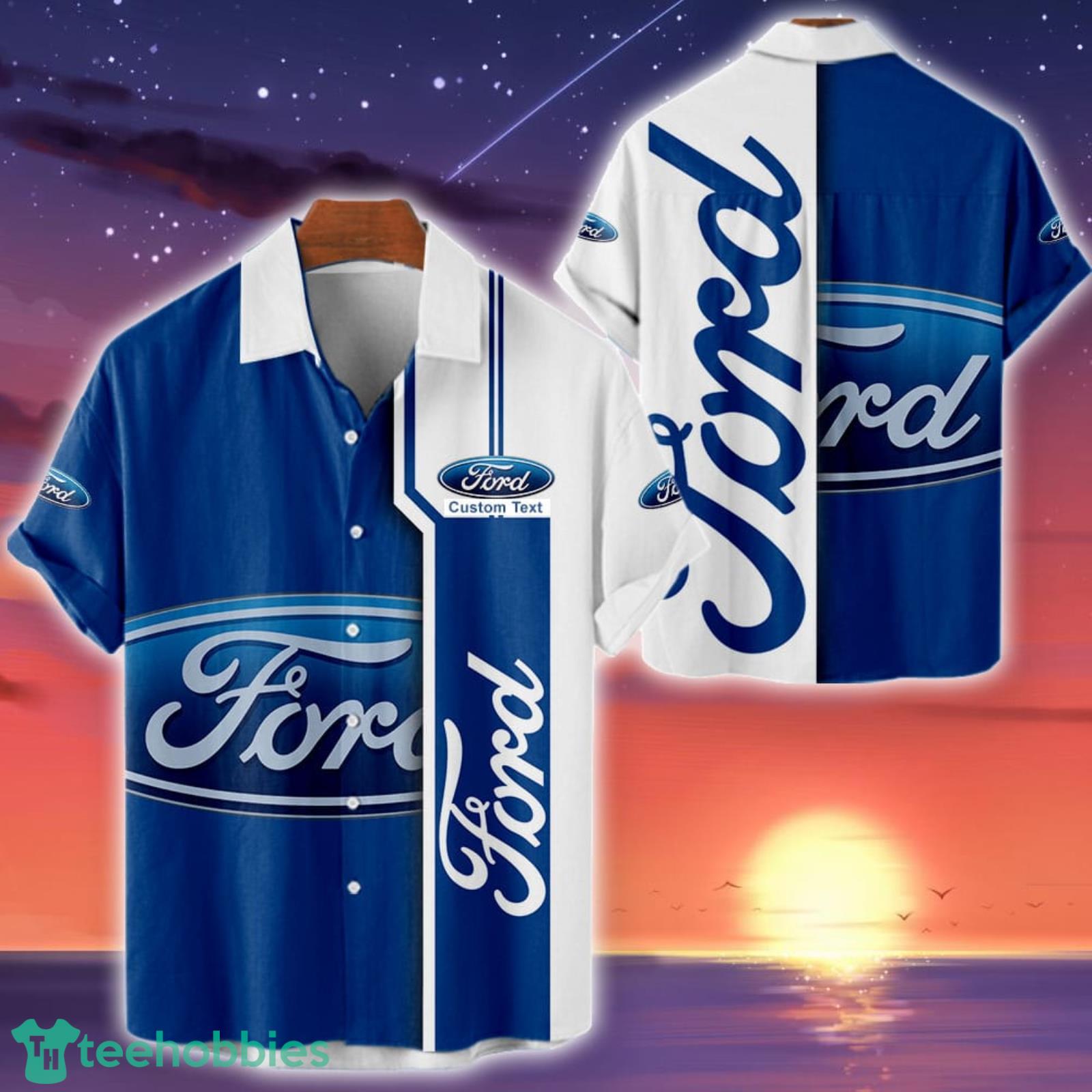 Ford Motor Company 3D Personalized Name Hawaiian Shirt Product Photo 1 Ford Motor Company 3D Personalized Name Hawaiian Shirt Product Photo 1