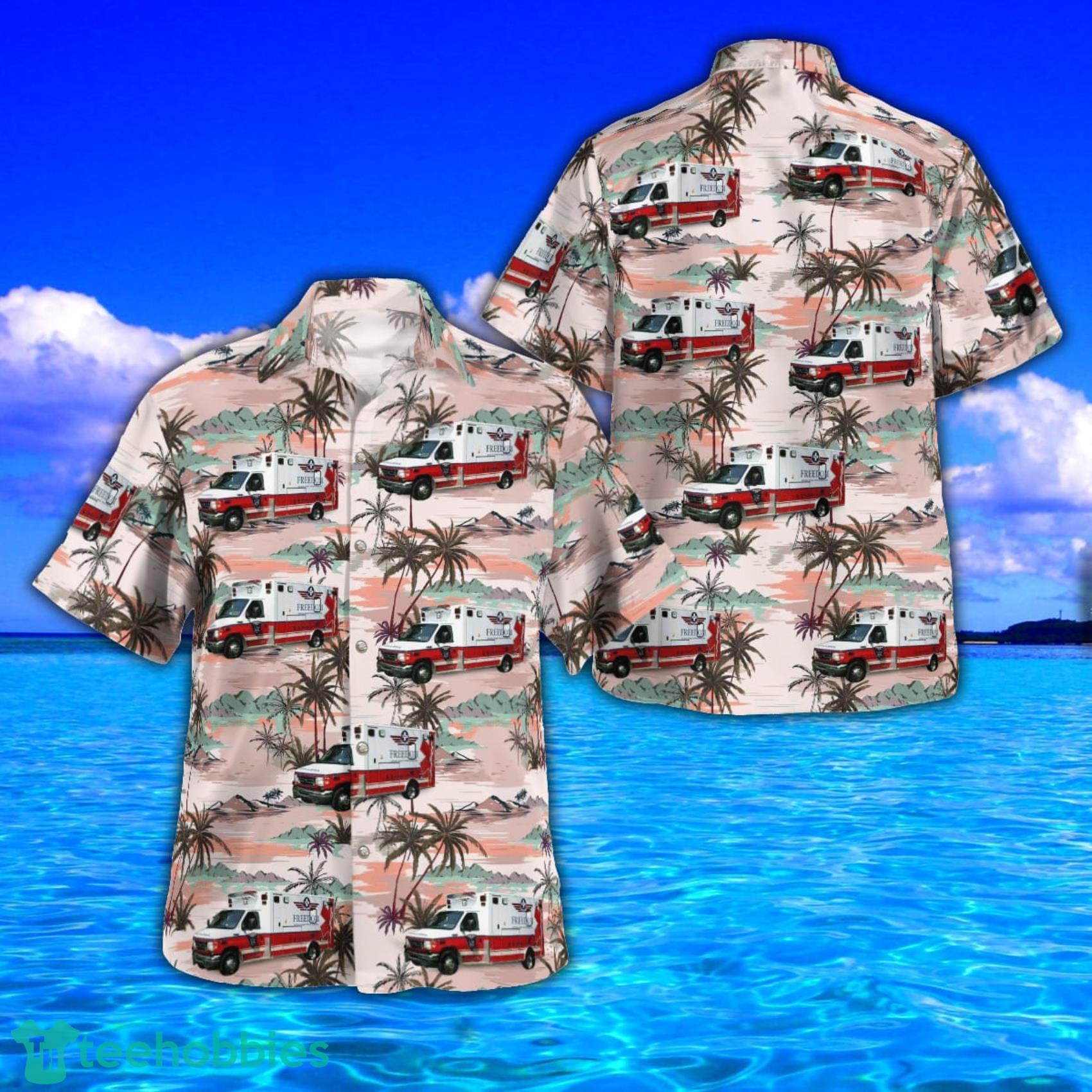 Freedom Ems Rockdale Illinois Tropical Style AOP Short Sleeve Hawaiian Shirt And Beach Short Product Photo 1 Freedom Ems Rockdale Illinois Tropical Style AOP Short Sleeve Hawaiian Shirt And Beach Short Product Photo 1