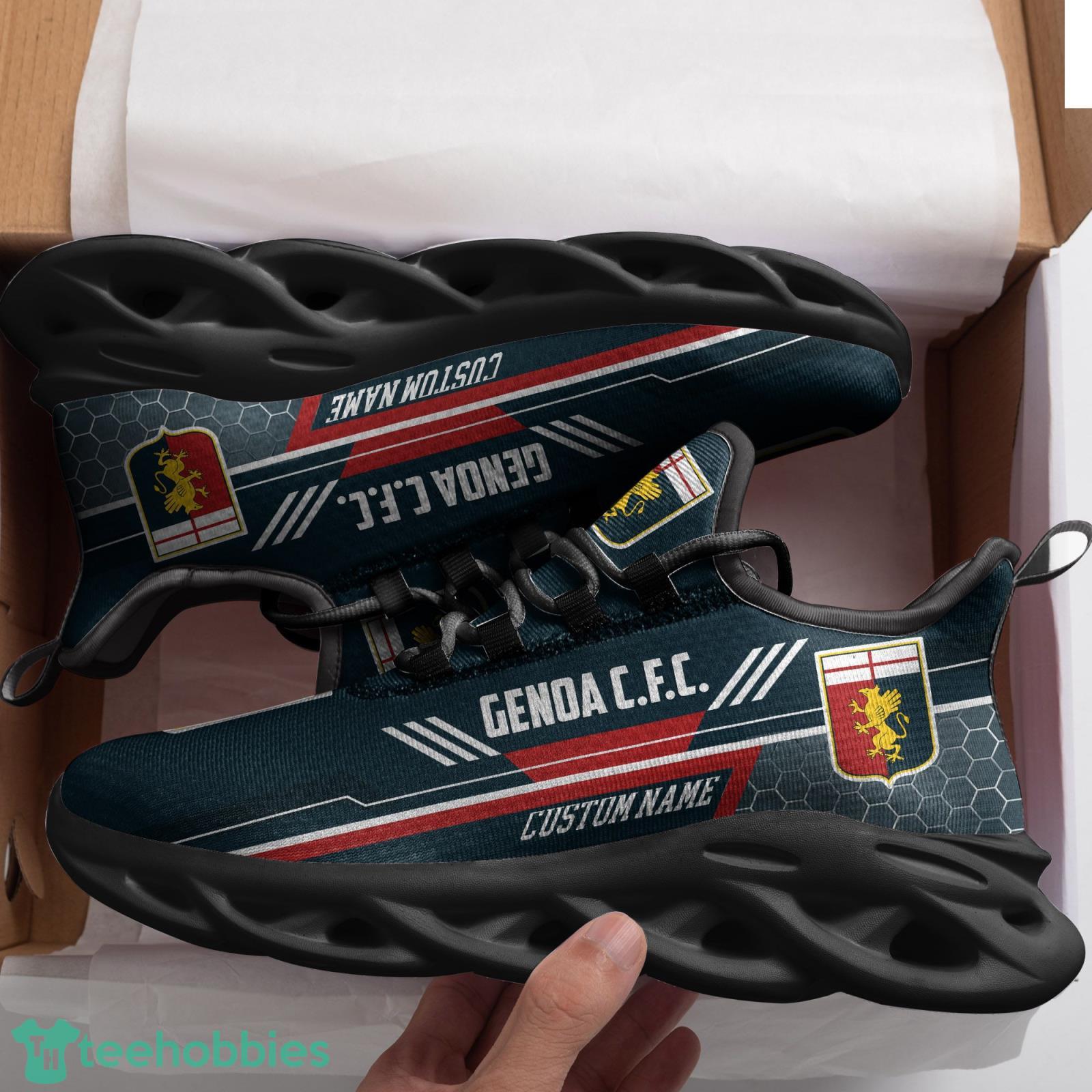 Genoa C.F.C Custom Name Max Soul Sneaker Shoes For Men And Women image Genoa C.F.C Custom Name Max Soul Sneaker Shoes For Men And Women Product Photo 4
