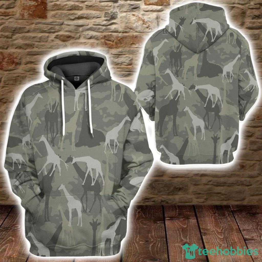 Giraffe Camo 3D Hoodie All Over Print For Men And Women Product Photo 1 Giraffe Camo 3D Hoodie All Over Print For Men And Women Product Photo 1