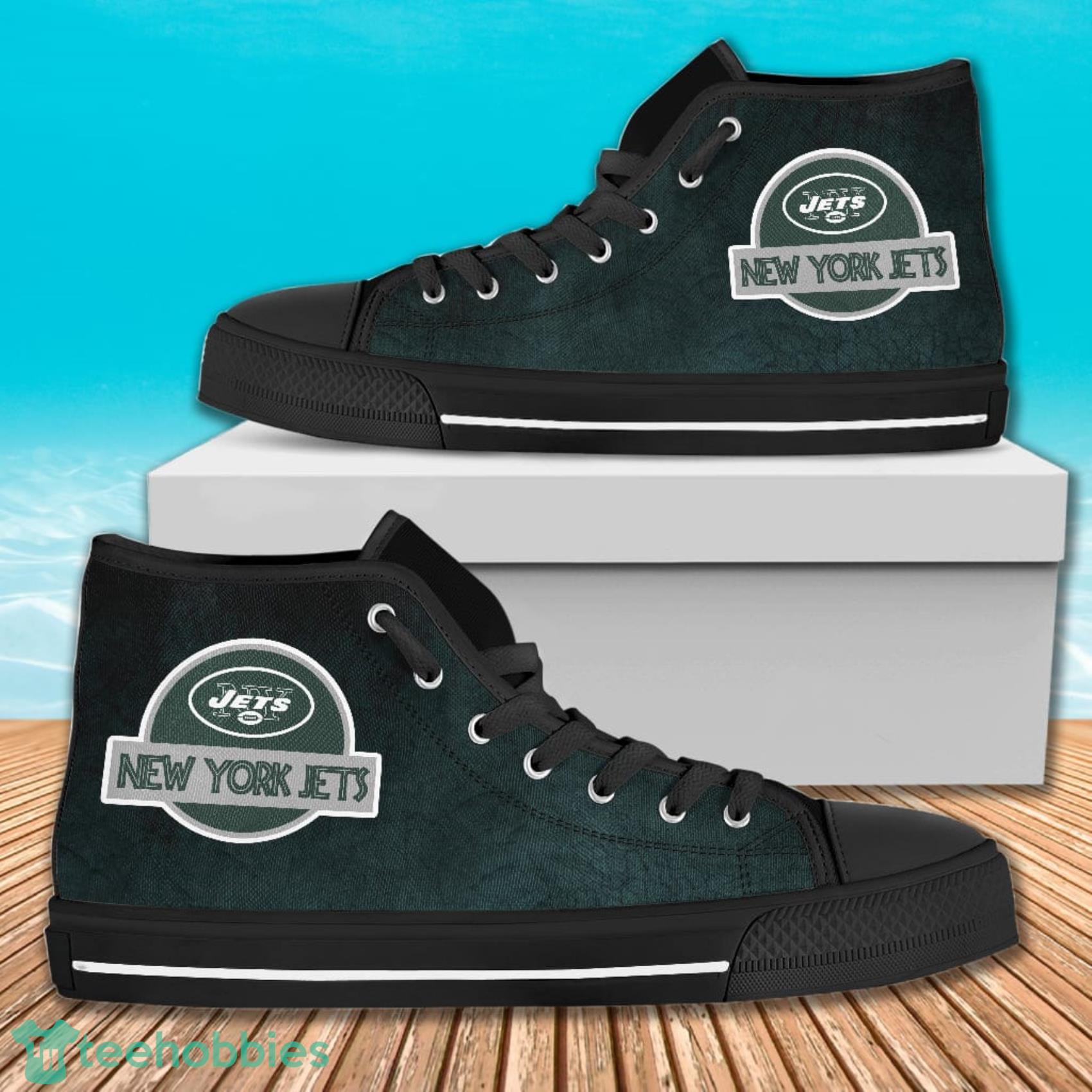 Jurassic Park New York Jets AOP High Top Shoes For Men And Women 6Zr Product Photo 1