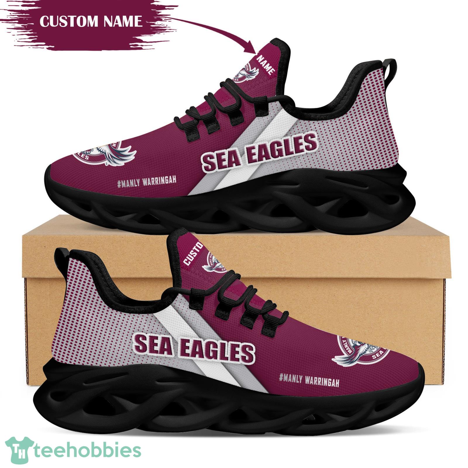 Manly Warringah Sea Eagles Custom Name Max Soul Sneaker Shoes For Fans image Manly-Warringah Sea Eagles Custom Name Max Soul Sneaker Shoes For Fans Product Photo 5