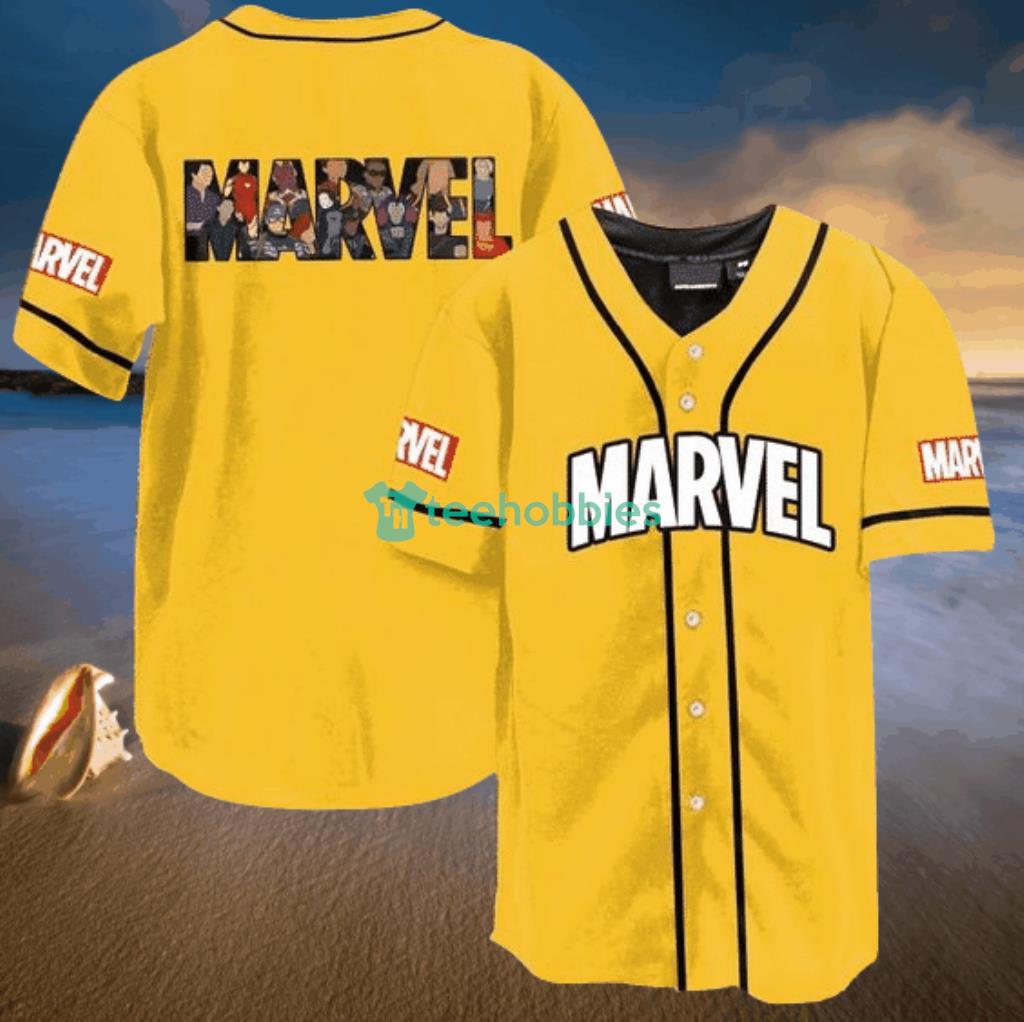 marvel baseball shirt