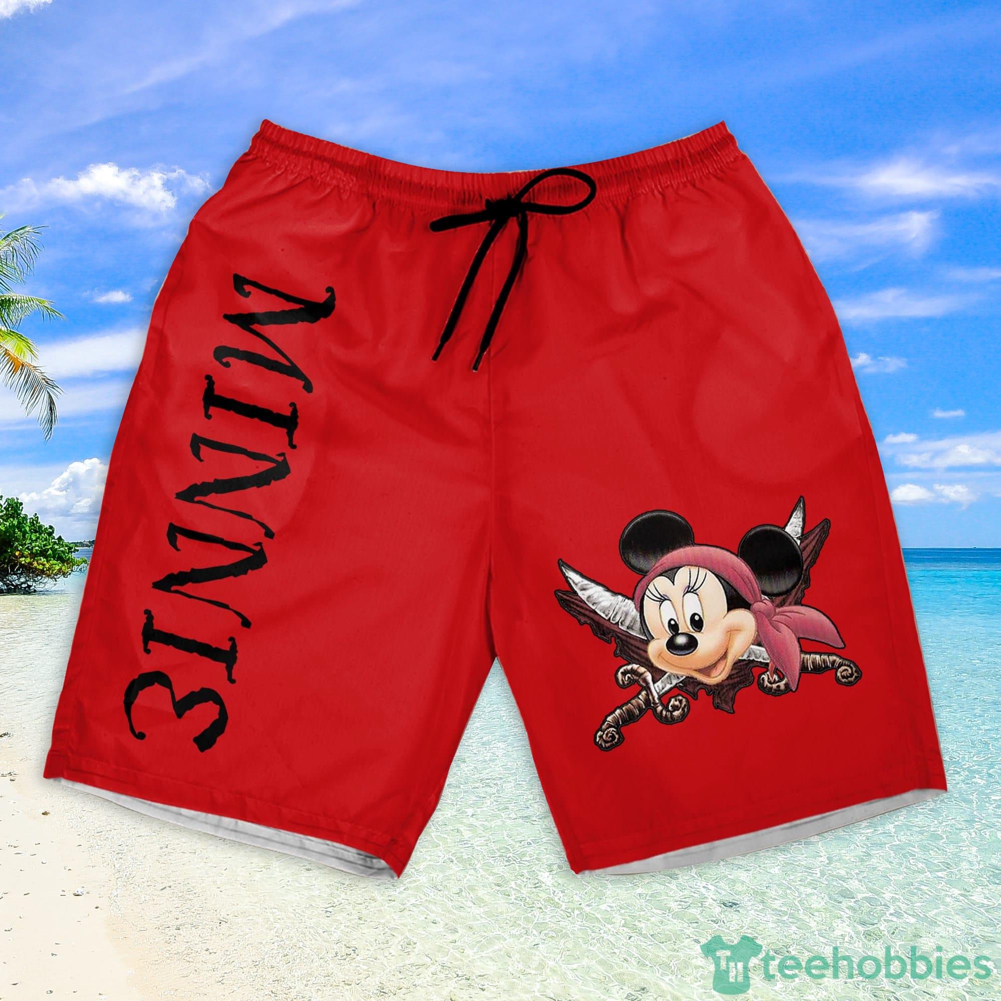 Minnie Mouse Pirates Of The Caribbean Beach Shorts Summer Gifts For Fans Disney Product Photo 1 Minnie Mouse Pirates Of The Caribbean Beach Shorts Summer Gifts For Fans Disney Product Photo 1