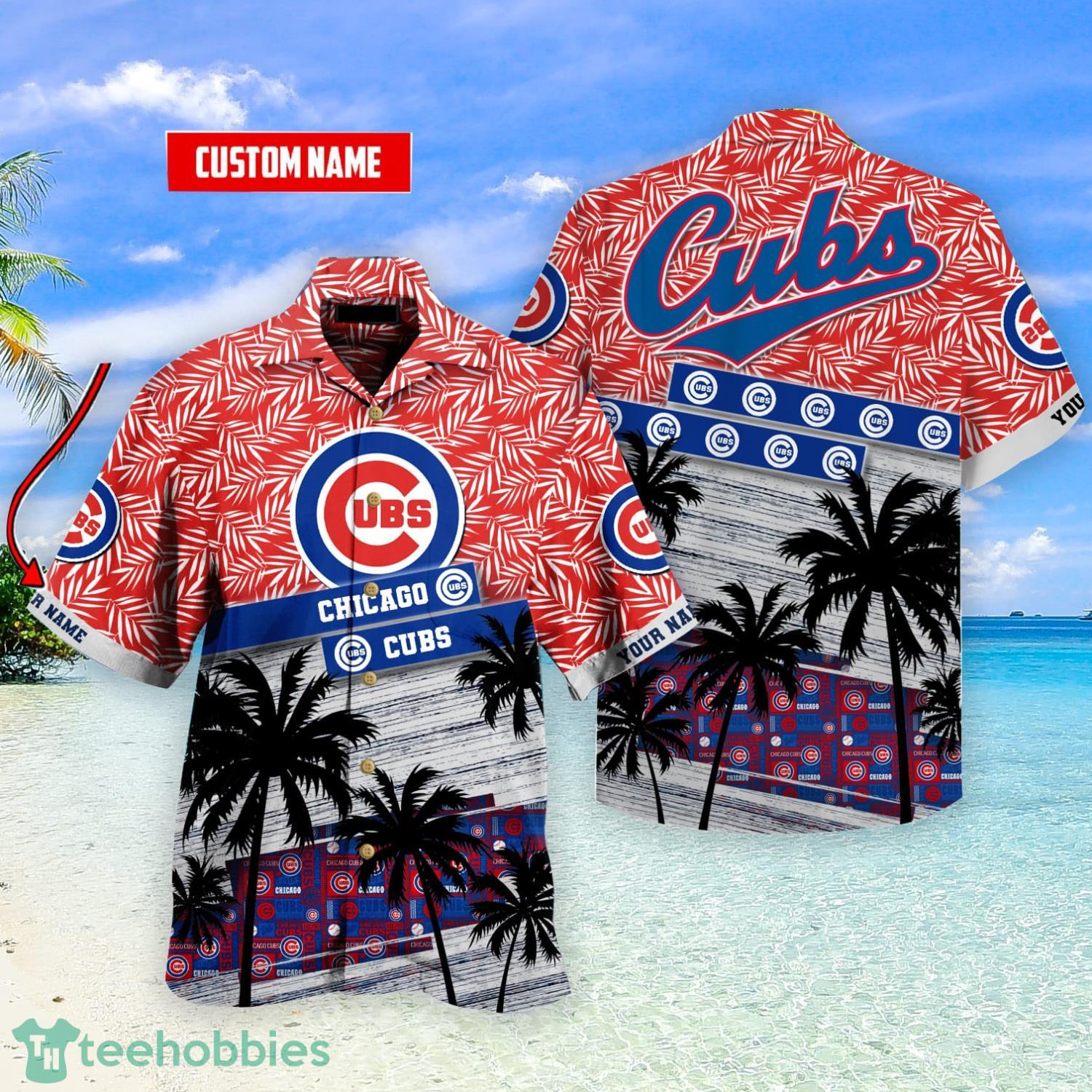 MLB Chicago Cubs Custom Name New Hawaiian Shirt 2023 Summer Gift For Fans Product Photo 1