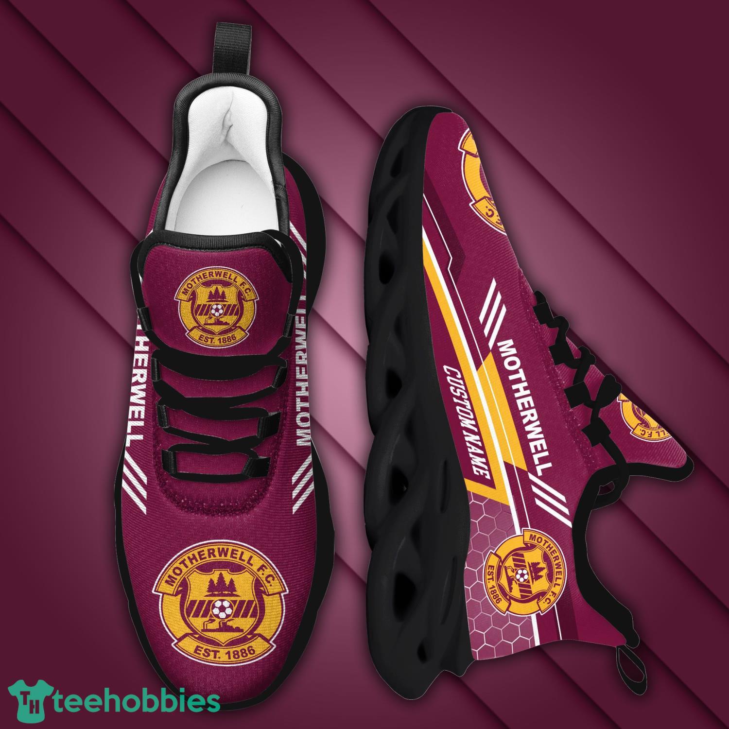 Motherwell Custom Name Max Soul Sneaker Shoes For Football Fan Sport Lover Gift Product Photo 4 Motherwell Custom Name Max Soul Sneaker Shoes For Football Fan Sport Lover Gift Product Photo 4
