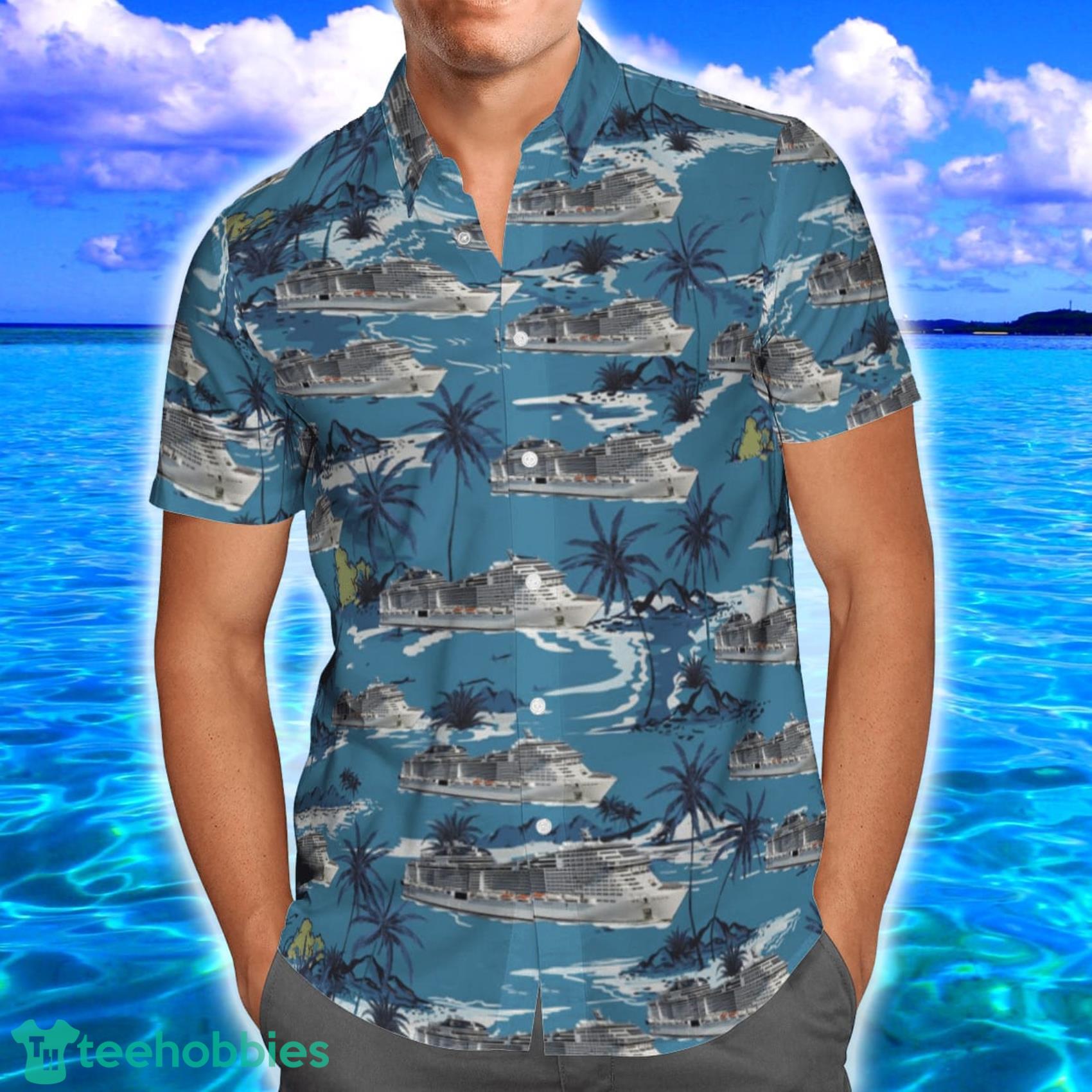 MSC Virtuosa Cruises Tropical Style Full Print Hawaiian Shirt Vs Short Set image MSC Virtuosa Cruises Tropical Style Full Print Hawaiian Shirt Vs Short Set Product Photo 2