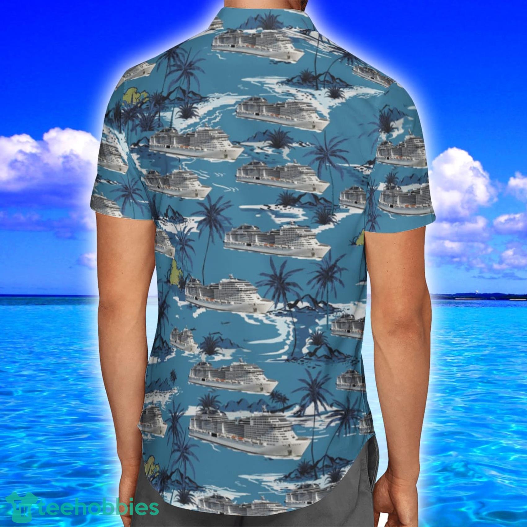 MSC Virtuosa Cruises Tropical Style Full Print Hawaiian Shirt Vs Short Set Product Photo 3 MSC Virtuosa Cruises Tropical Style Full Print Hawaiian Shirt Vs Short Set Product Photo 3