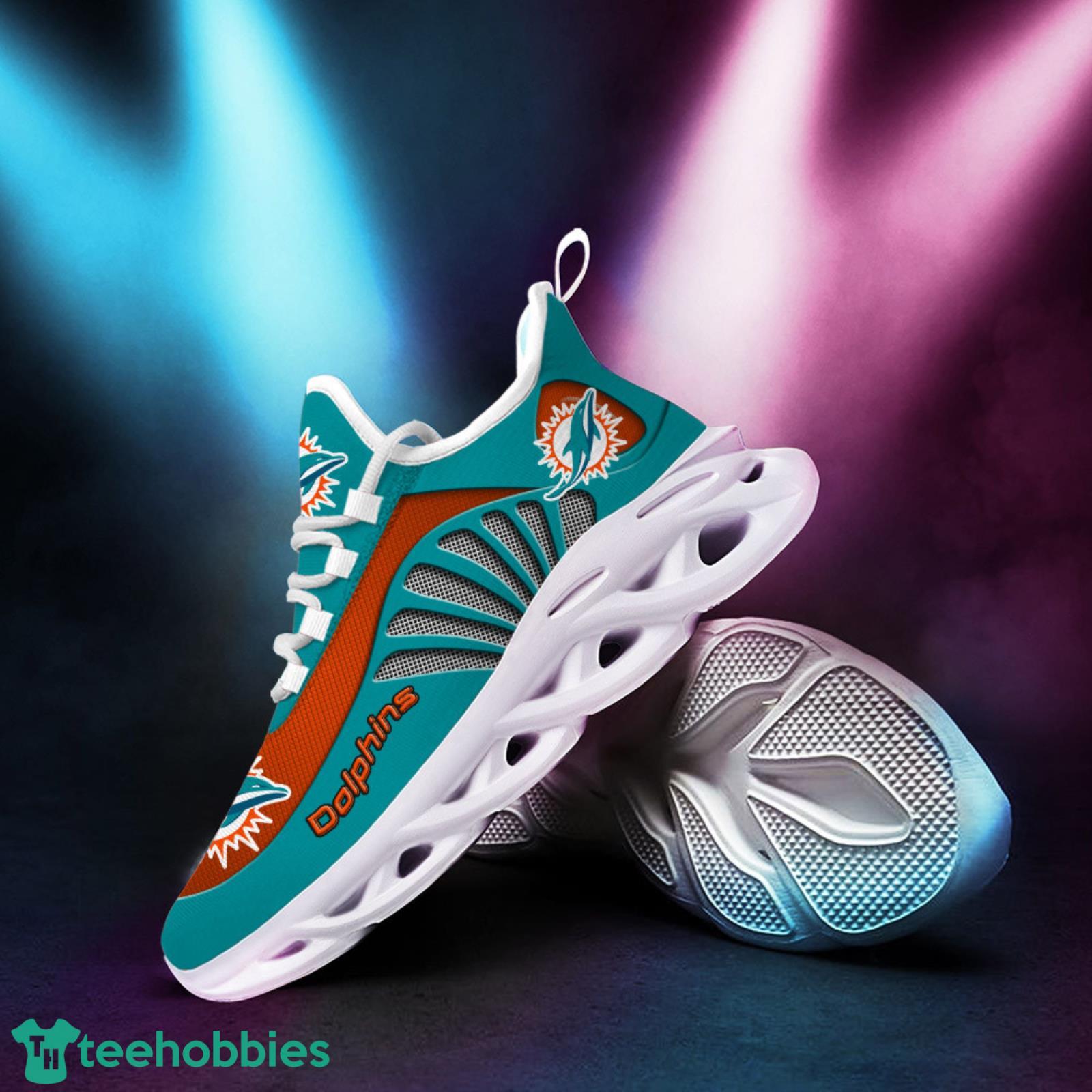 NFL Miami Dolphins Max Soul Sneaker Sport Fans Running Shoes