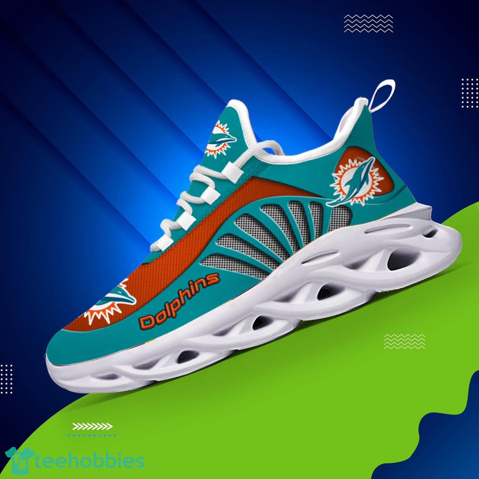 NFL Miami Dolphins Max Soul Sneaker Sport Fans Running Shoes