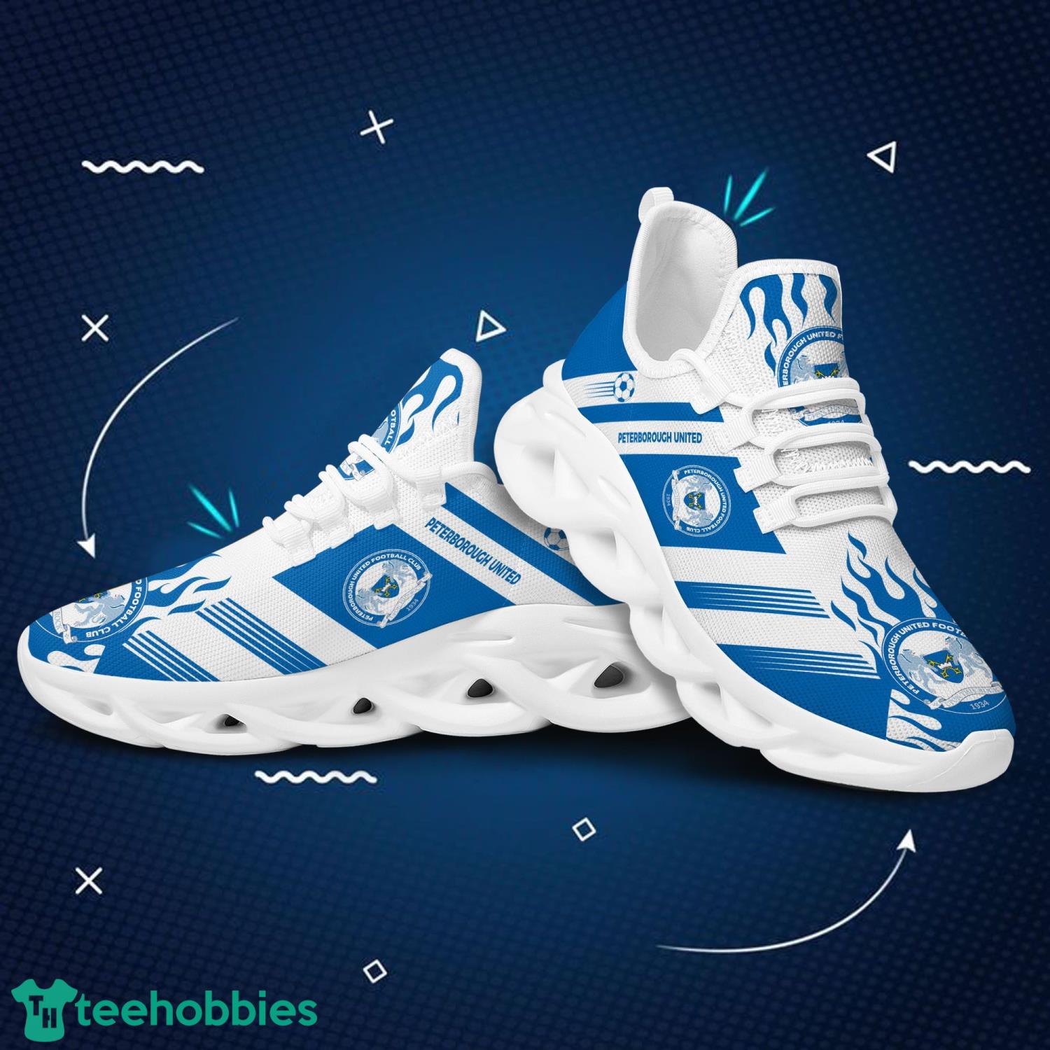 Peterborough United F C Custom Name Max Soul Sneaker Shoes For Men And Women Product Photo 2 Peterborough United F C Custom Name Max Soul Sneaker Shoes For Men And Women Product Photo 2