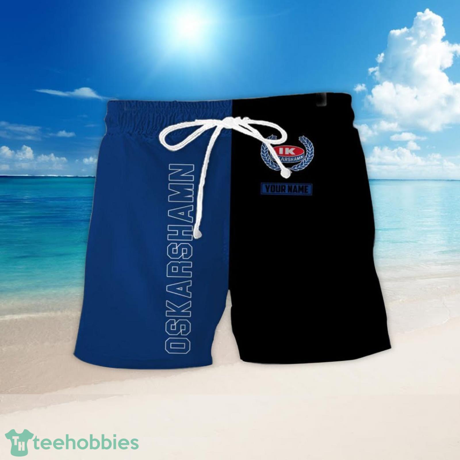 SHL Hockey IK Oskarshamn Set Hawaiian Shirt And Shorts image SHL Hockey IK Oskarshamn Set Hawaiian Shirt And Shorts Product Photo 2