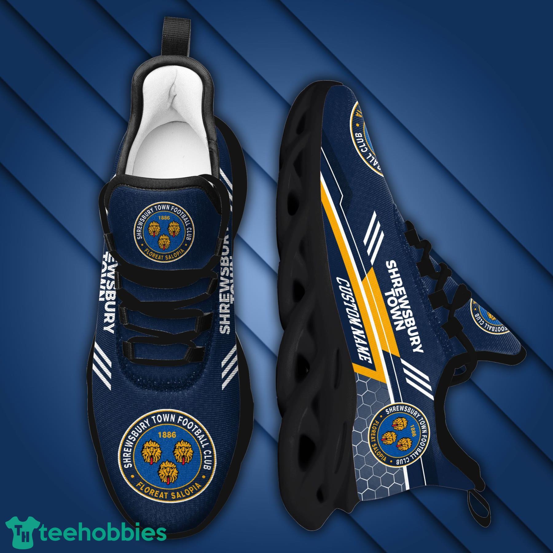 Shrewsbury Town Custom Name Max Soul Sneaker Shoes For Football Fan Sport Lover Gift Product Photo 4 Shrewsbury Town Custom Name Max Soul Sneaker Shoes For Football Fan Sport Lover Gift Product Photo 4
