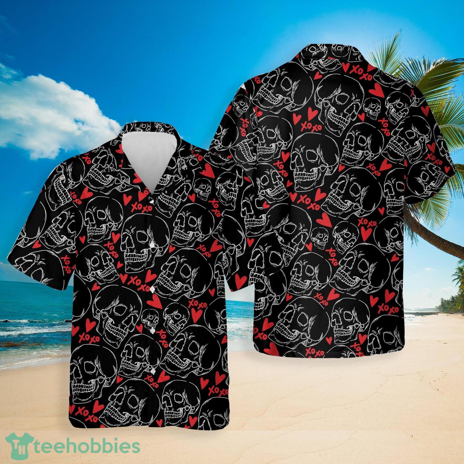Skeleton Love Hawaiian Shirt Summer Gift For Men And Women Product Photo 1 Skeleton Love Hawaiian Shirt Summer Gift For Men And Women Product Photo 1