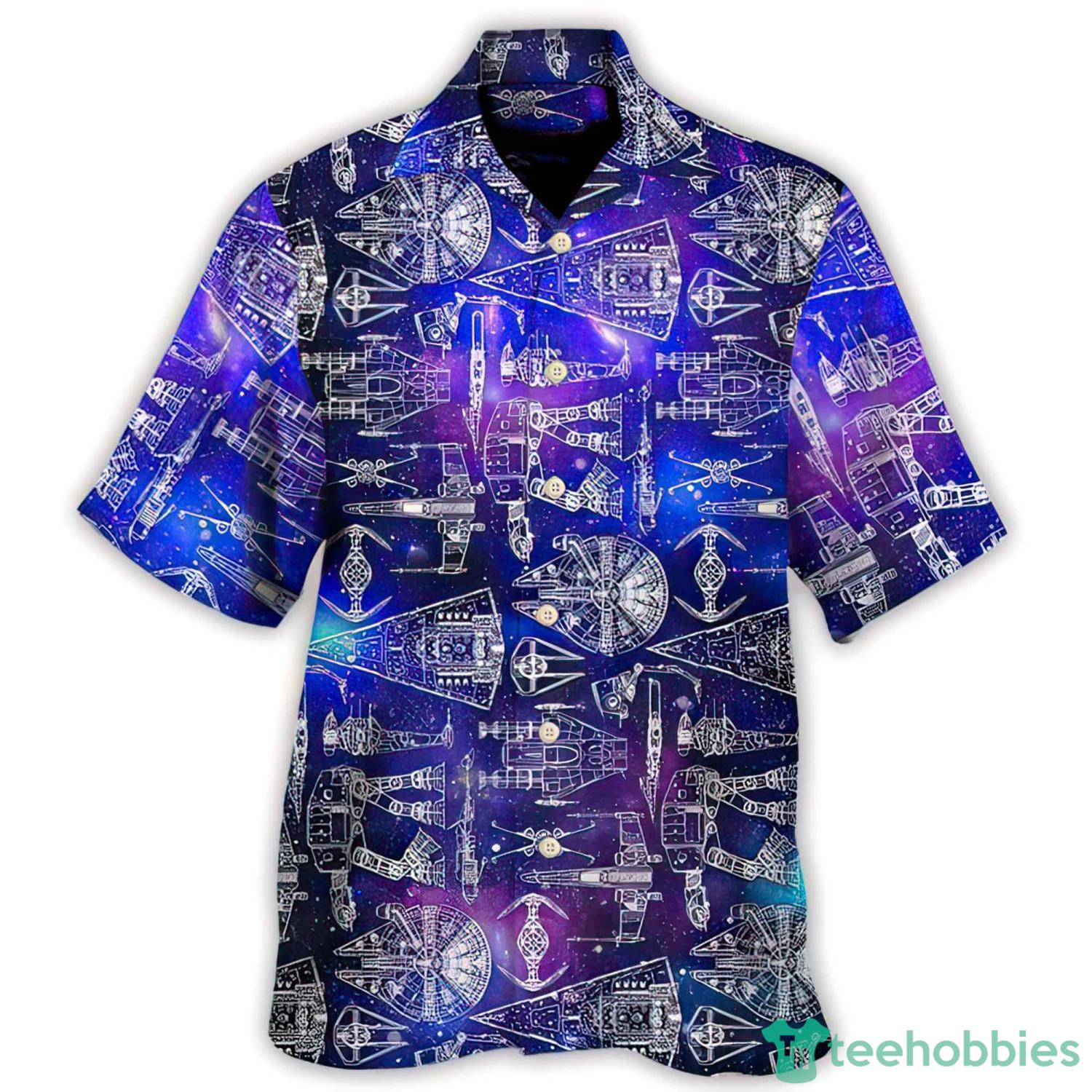 Space Ships Star Wars Galaxy Hawaiian Shirt Product Photo 1 Space Ships Star Wars Galaxy Hawaiian Shirt Product Photo 1