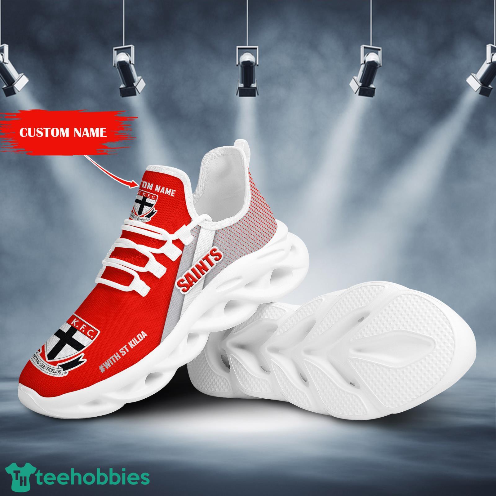 St Kilda Saints Custom Name Max Soul Sneaker Running Shoes For Fans Product Photo 2 St Kilda Saints Custom Name Max Soul Sneaker Running Shoes For Fans Product Photo 2