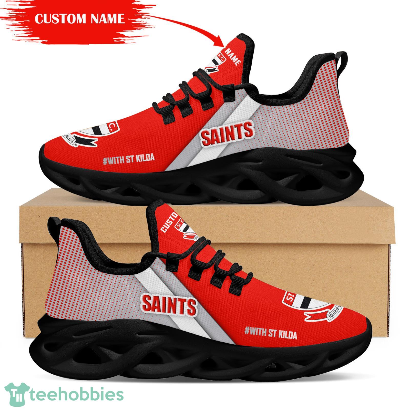 St Kilda Saints Custom Name Max Soul Sneaker Running Shoes For Fans Product Photo 5 St Kilda Saints Custom Name Max Soul Sneaker Running Shoes For Fans Product Photo 5