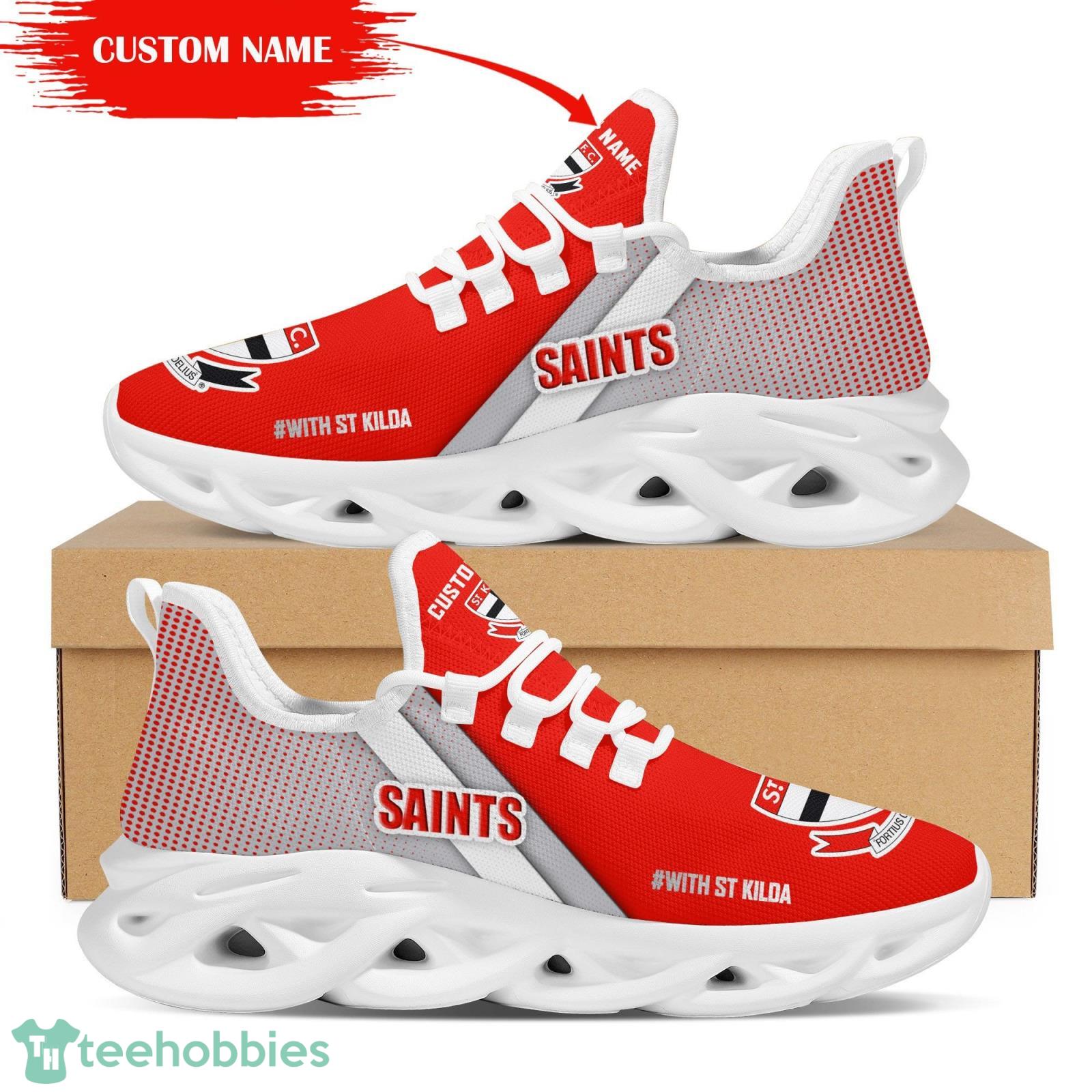 St Kilda Saints Custom Name Max Soul Sneaker Running Shoes For Fans Product Photo 1 St Kilda Saints Custom Name Max Soul Sneaker Running Shoes For Fans Product Photo 1