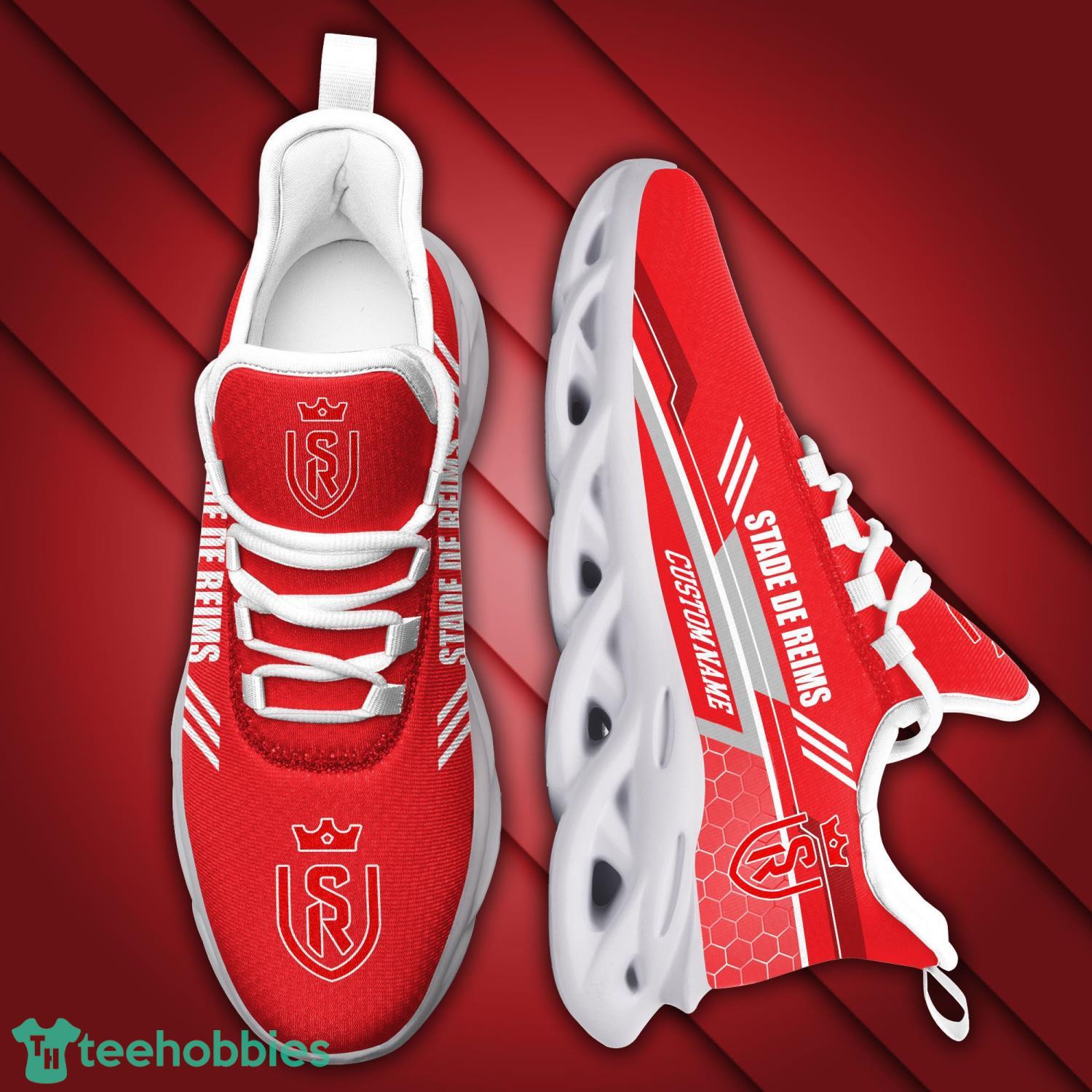Stade De Reims Custom Name Max Soul Sneaker Shoes Sport Shoes Football Fan image Stade De Reims Custom Name Max Soul Sneaker Shoes Sport Shoes Football Fan Product Photo 2
