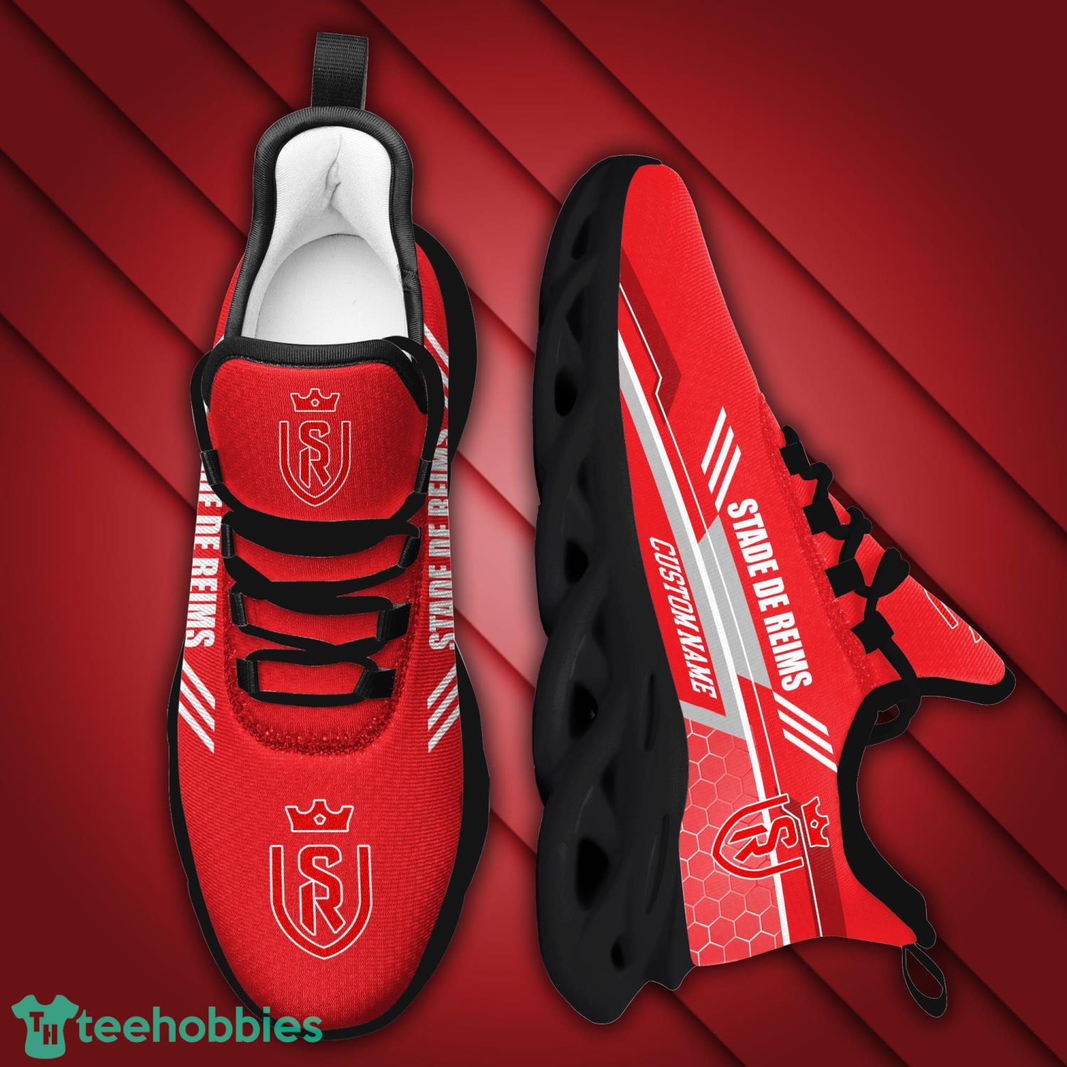 Stade De Reims Custom Name Max Soul Sneaker Shoes Sport Shoes Football Fan Product Photo 4 Stade De Reims Custom Name Max Soul Sneaker Shoes Sport Shoes Football Fan Product Photo 4