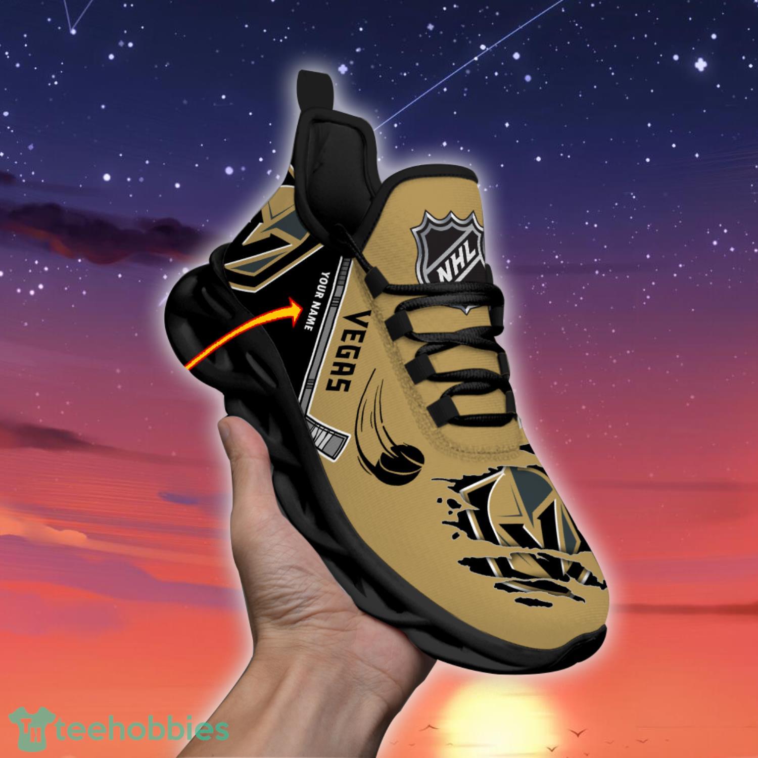 Vegas Golden Knights Custom Name NHL Max Soul Shoes Sport Fans Gift Product Photo 1