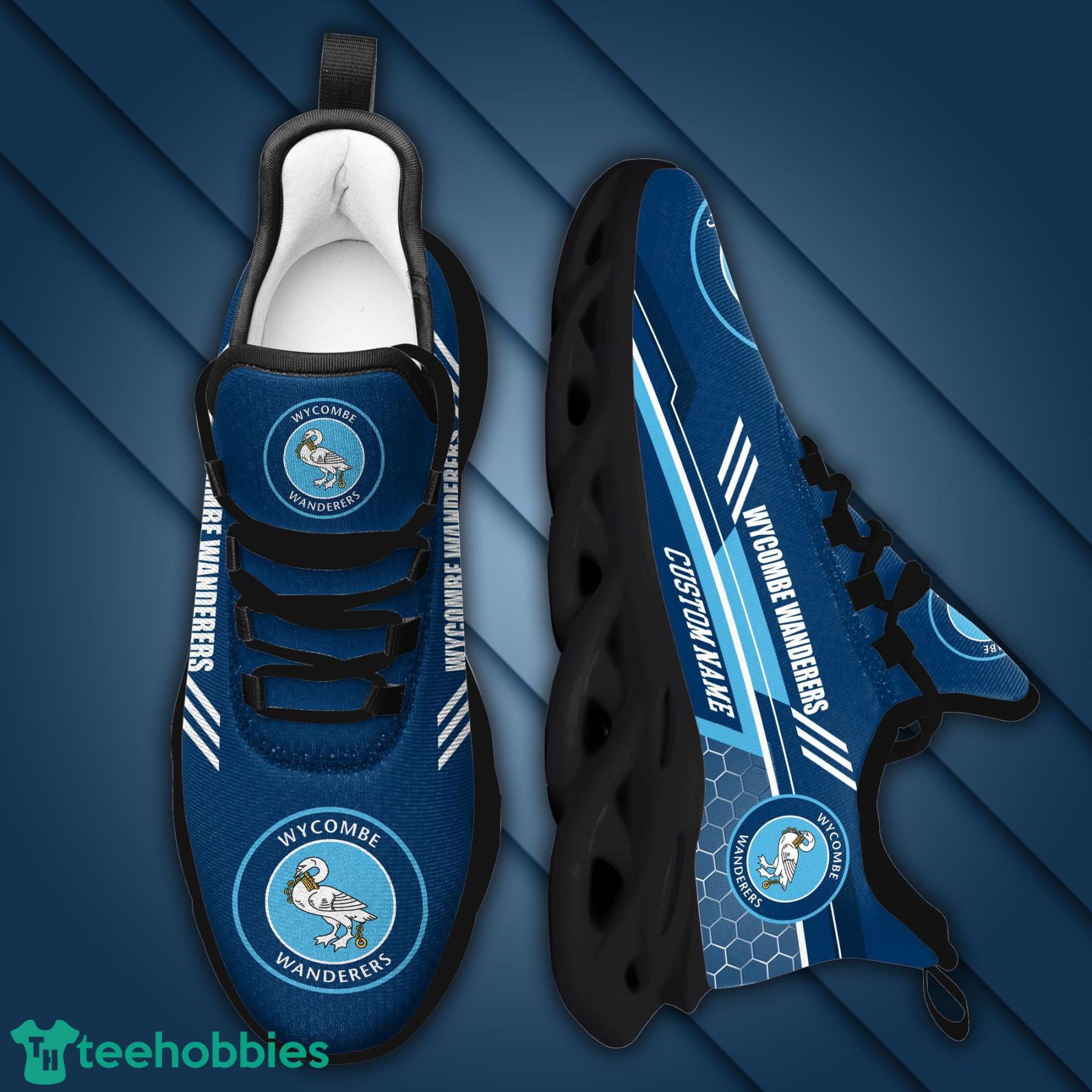 Wycombe Wanderers Custom Name Max Soul Sneaker Shoes For Football Fan Sport Lover Gift Product Photo 4 Wycombe Wanderers Custom Name Max Soul Sneaker Shoes For Football Fan Sport Lover Gift Product Photo 4
