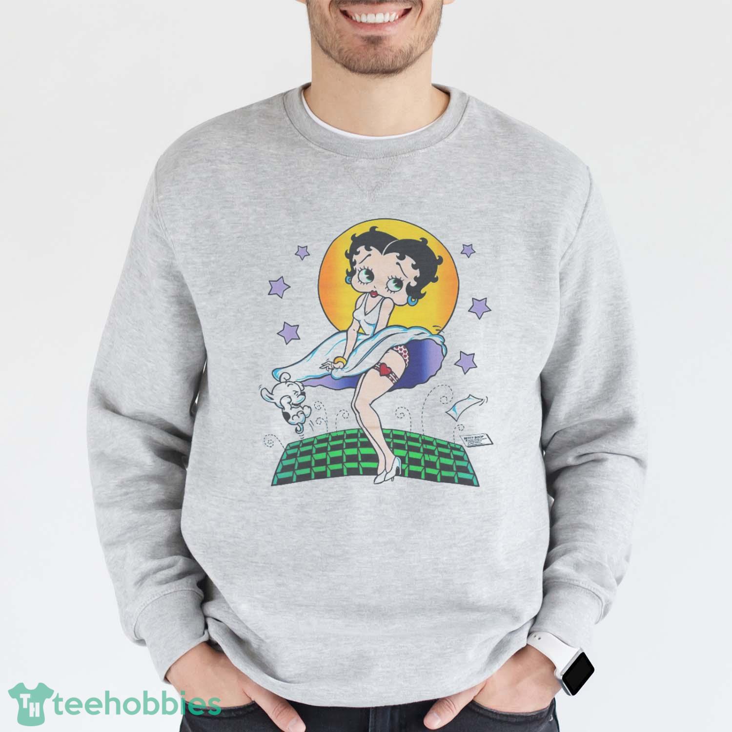 Anvil 1989 Betty Boop Marily Monroe Parody T-Shirt Trending 2023 - Grey Sweatshirt