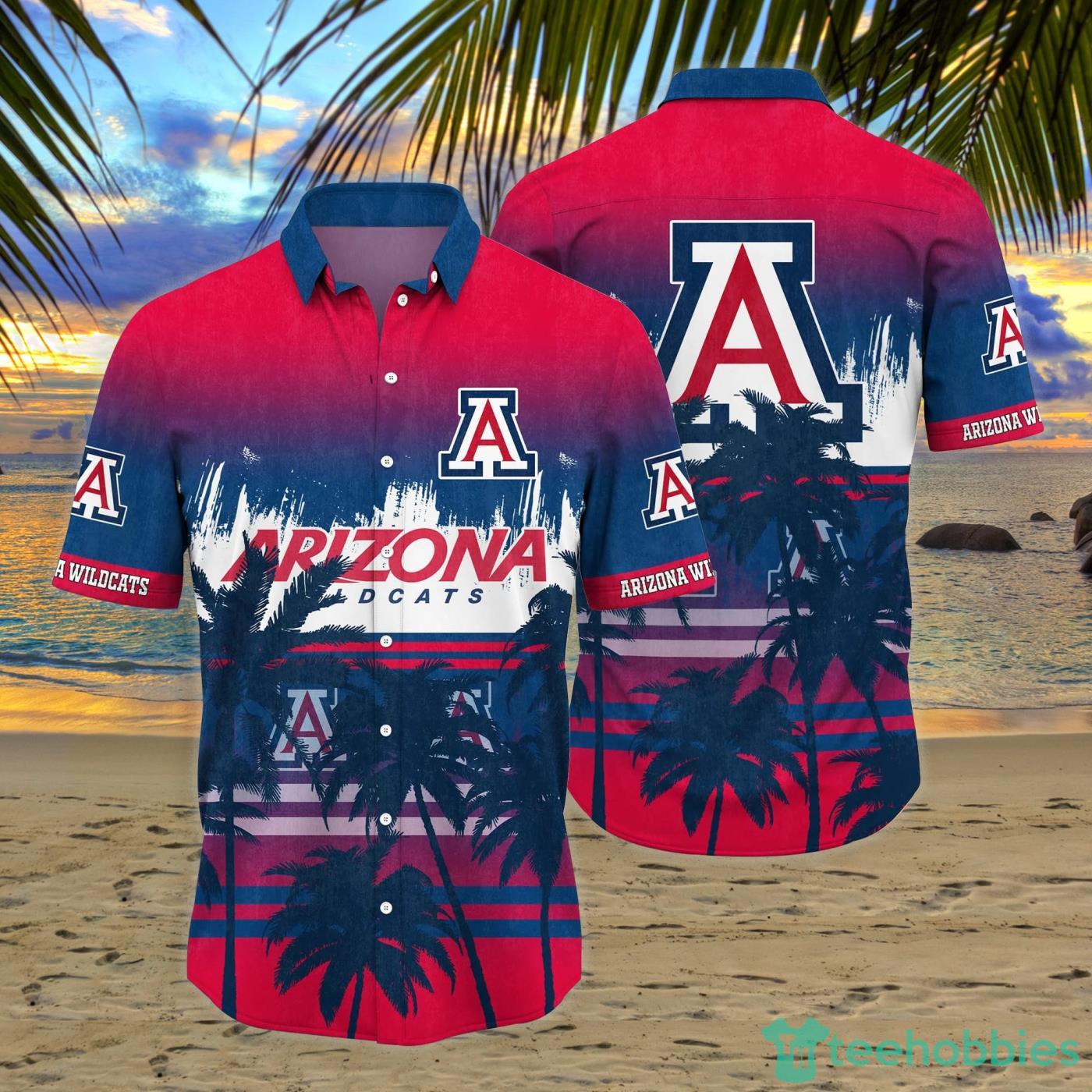 Arizona Wildcats Coconut Tropical Hawaiian Shirt And Short Product Photo 1