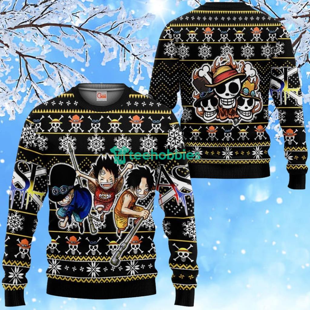 Going Merry Christmas One Piece Ugly Christmas Sweater - Anime Ape