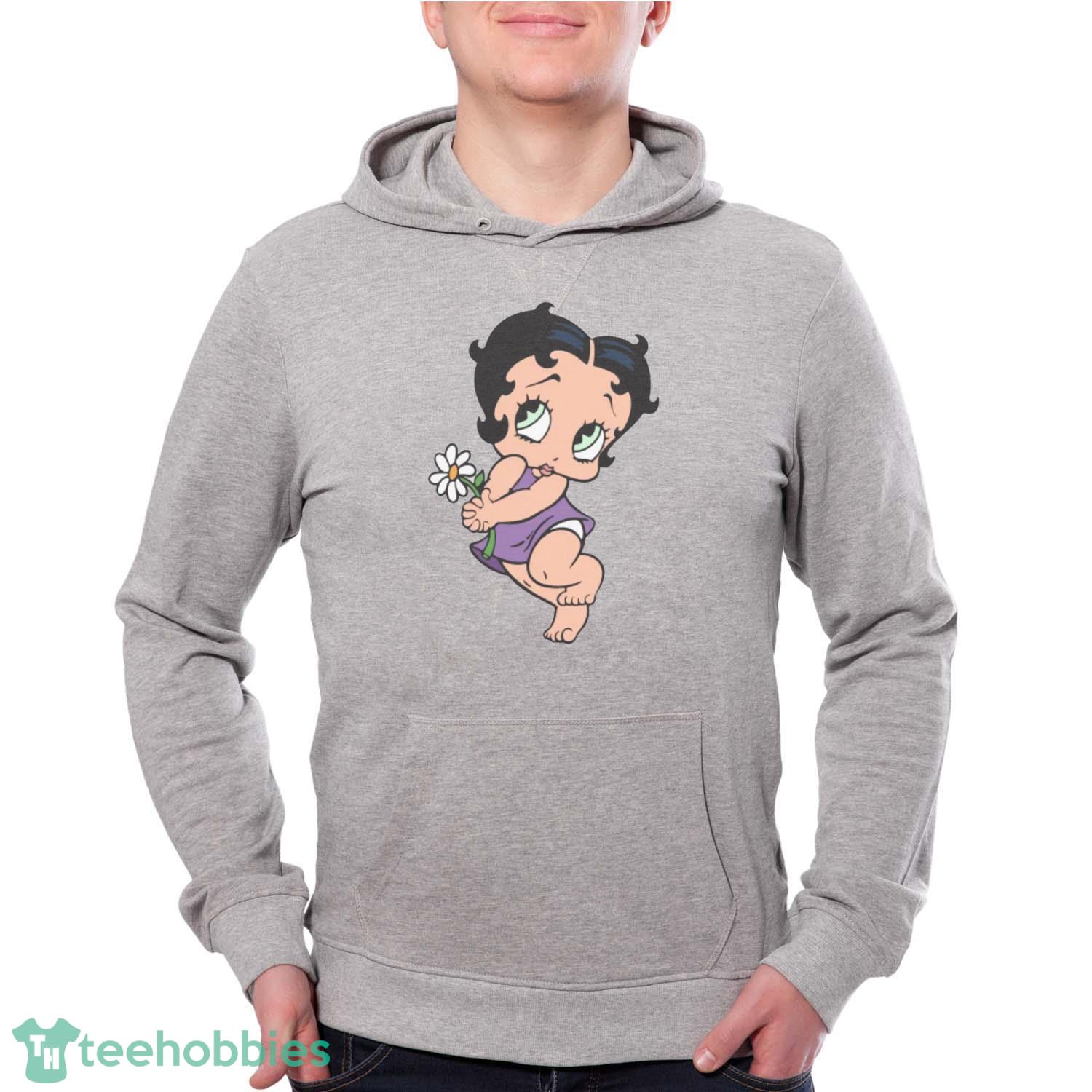 Baby Betty Boop Animation T-Shirt Trending 2023 - Grey Unisex Hoodie
