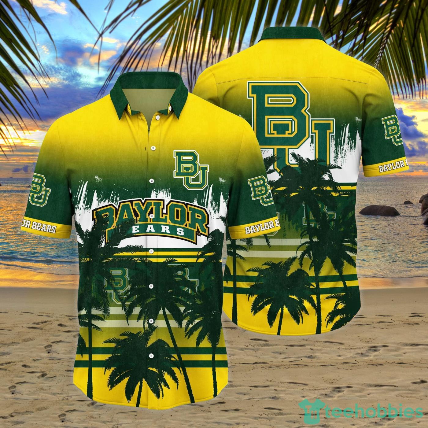 Baylor Bears Coconut Tropical Hawaiian Shirt And Short Product Photo 1